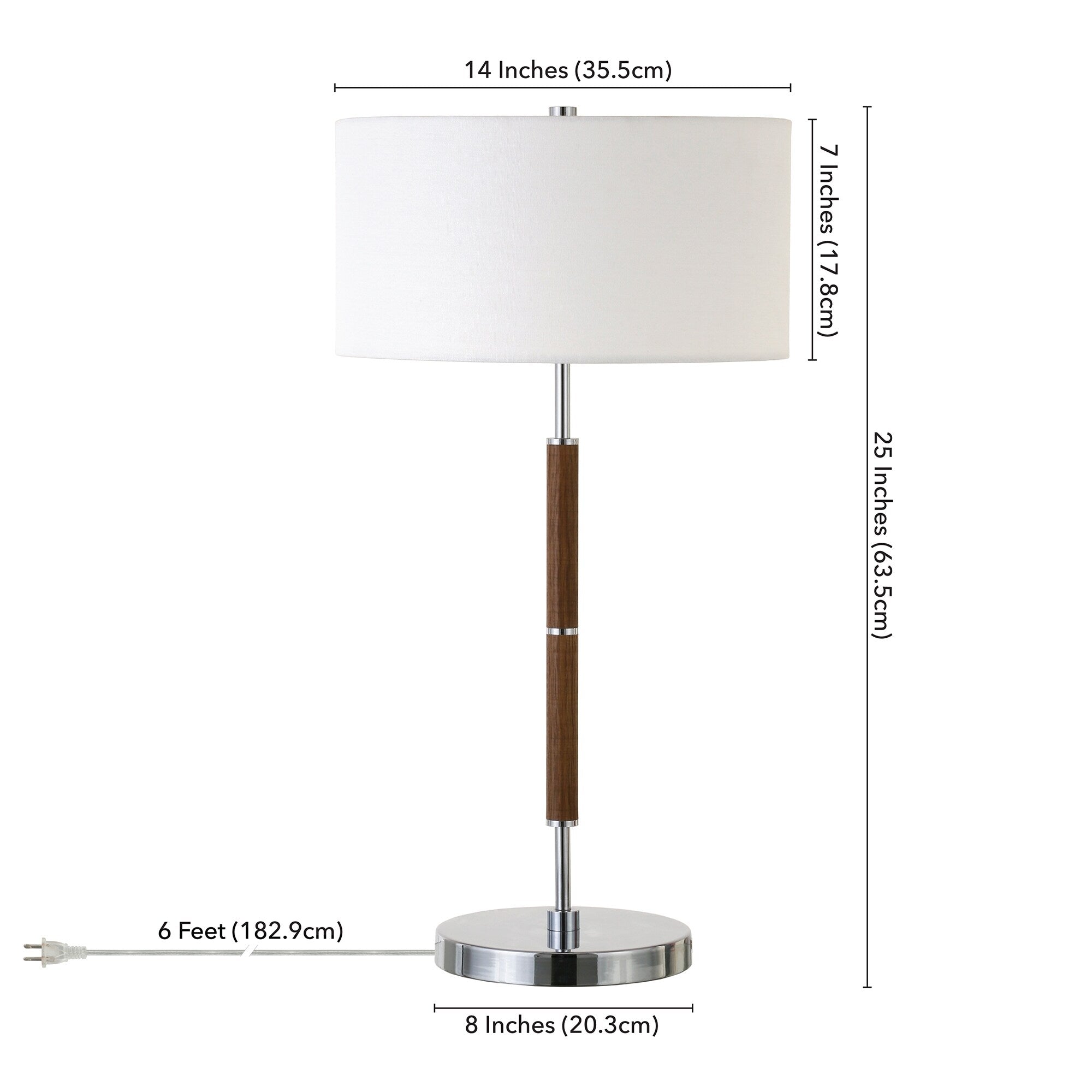 Simone 2-Light Table Lamp