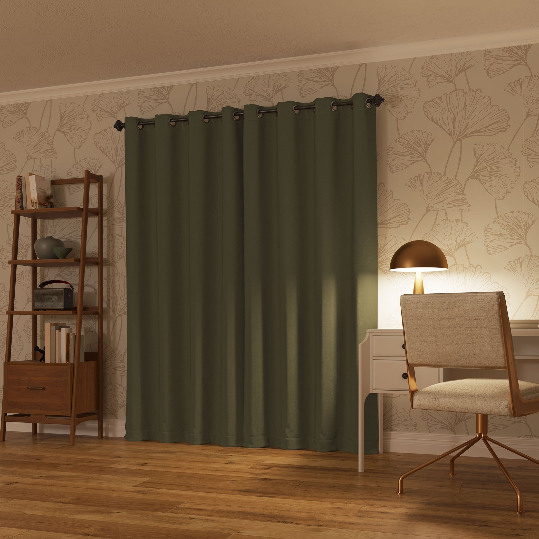 Sun Zero Oslo Theater Grade Extreme Total Blackout Grommet 1-Piece Curtain Panel, Single Panel