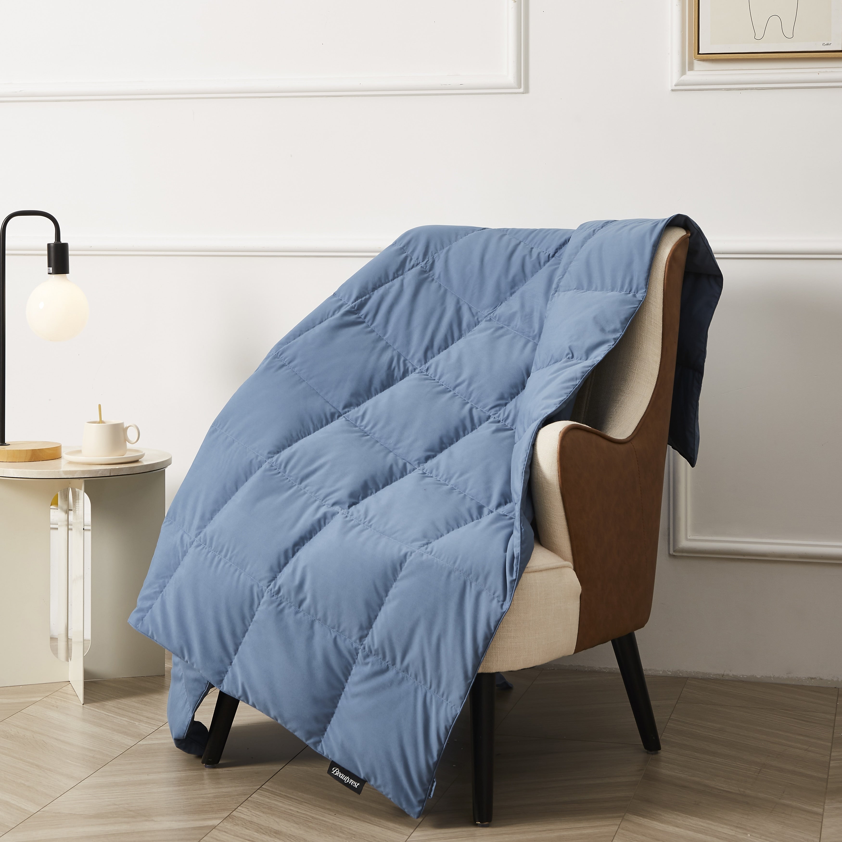 Beautyrest Packable Oversized Down Throw With Slumber Pouch