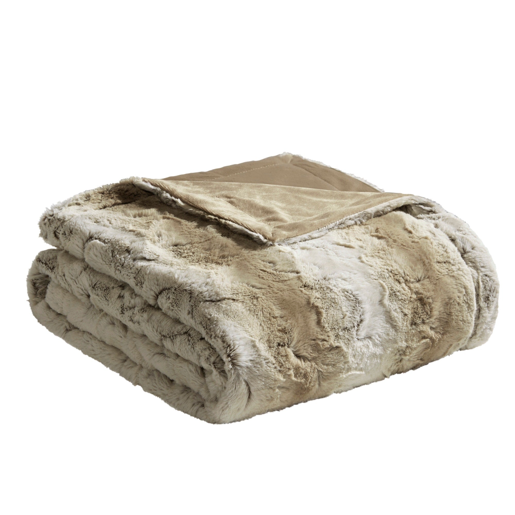 Madison Park Zuri Oversized Faux Fur Throw