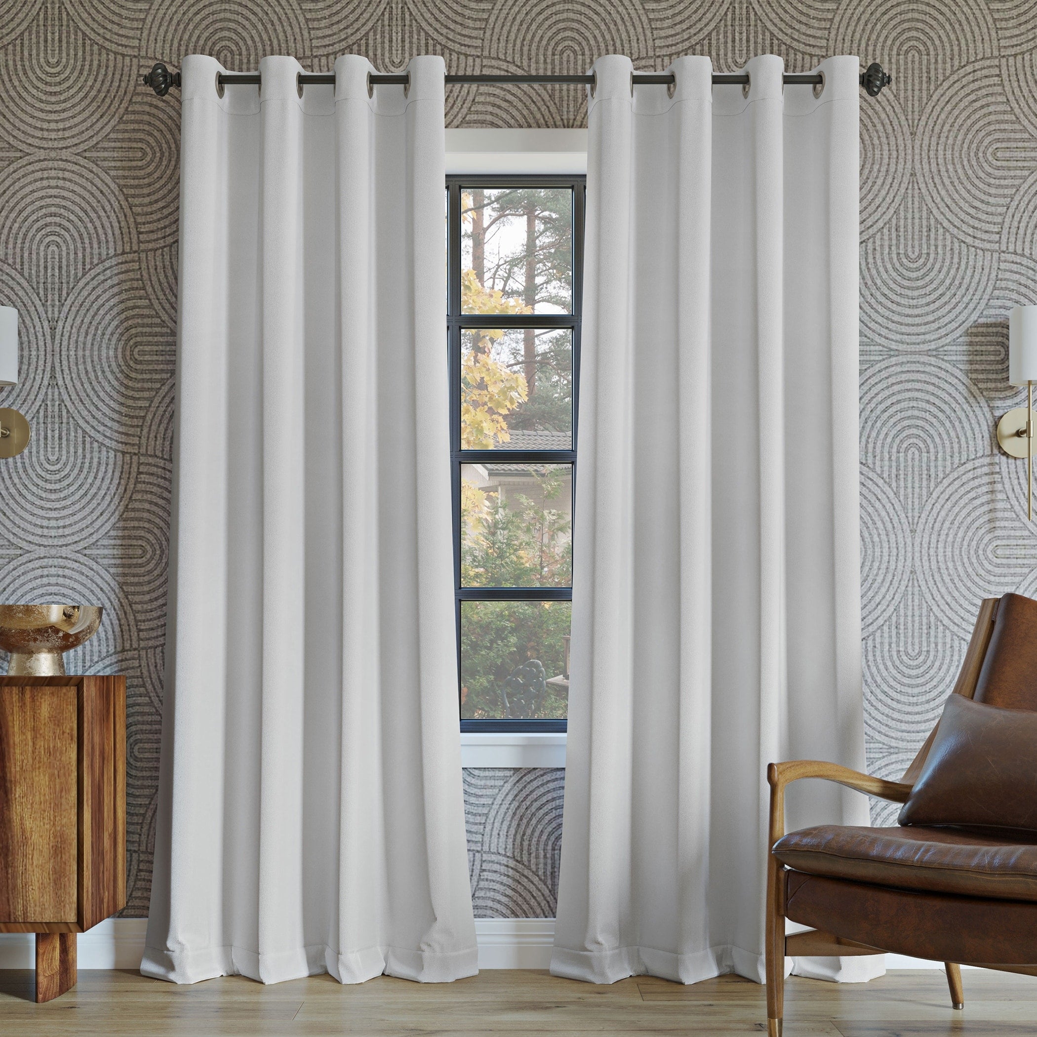 Sun Zero Oslo Theater Grade Extreme Total Blackout Grommet 1-Piece Curtain Panel, Single Panel