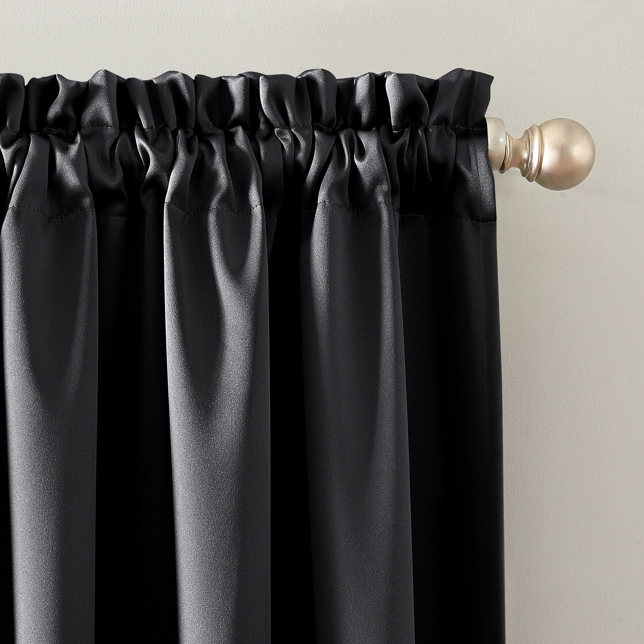 Sun Zero Oslo Theater Grade Extreme Total Blackout Rod Pocket 1-Piece Curtain Panel, Single Panel