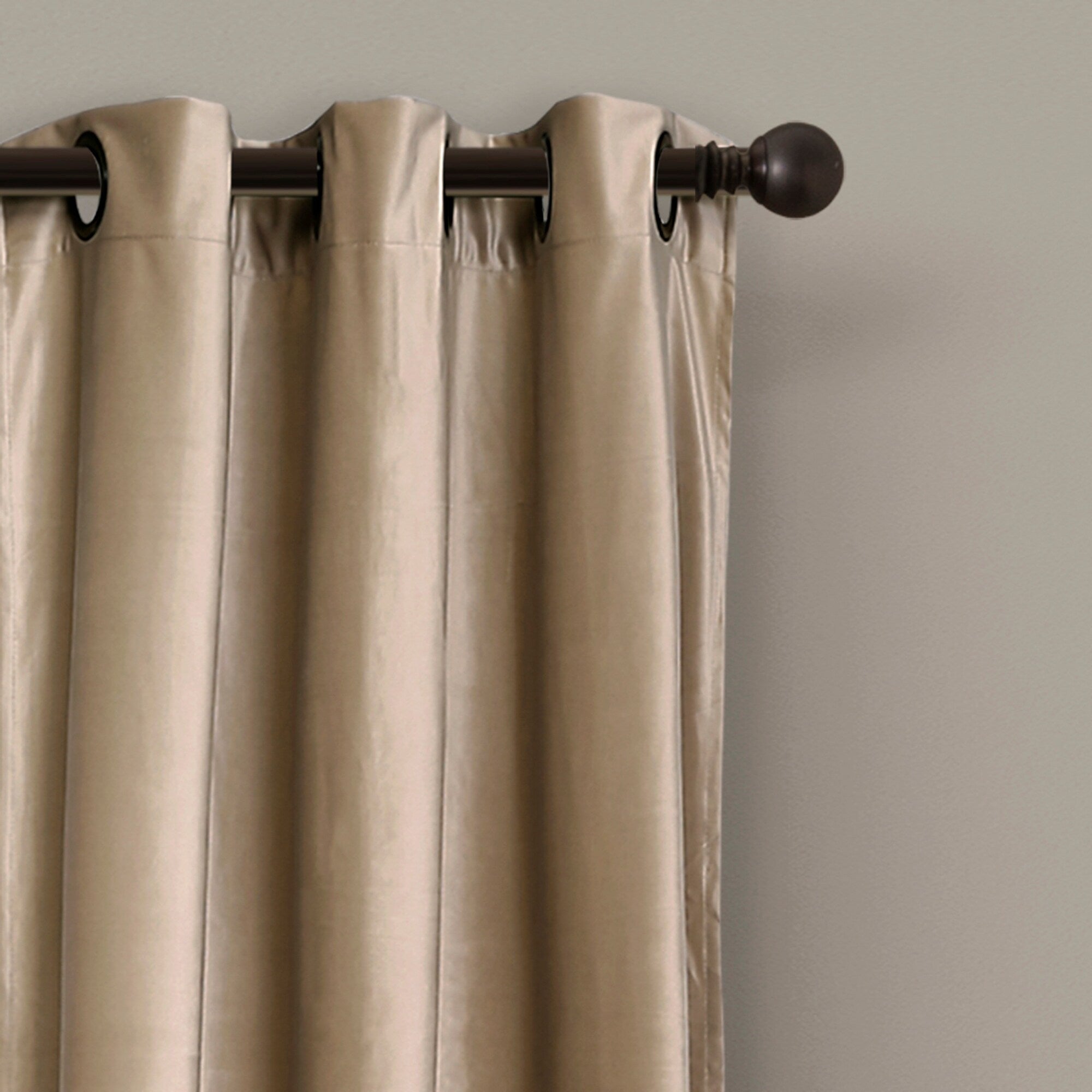 Porch & Den Lapeyrous Velvet Solid Room Darkening Window Curtain Panel Set