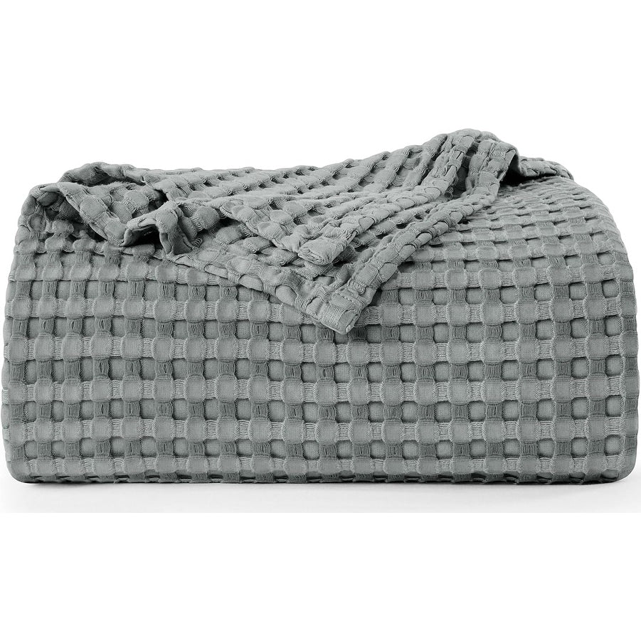 Cotton Waffle Blanket - Kingsize