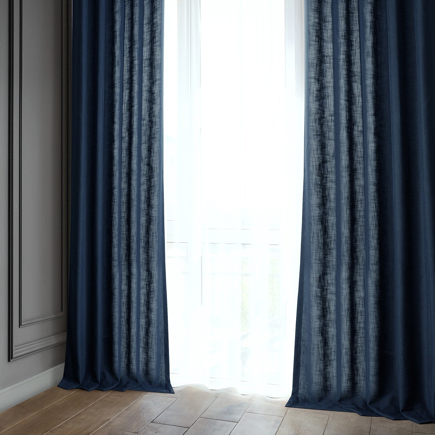 Exclusive Fabrics Classic Faux Linen Curtain (1 Panel)