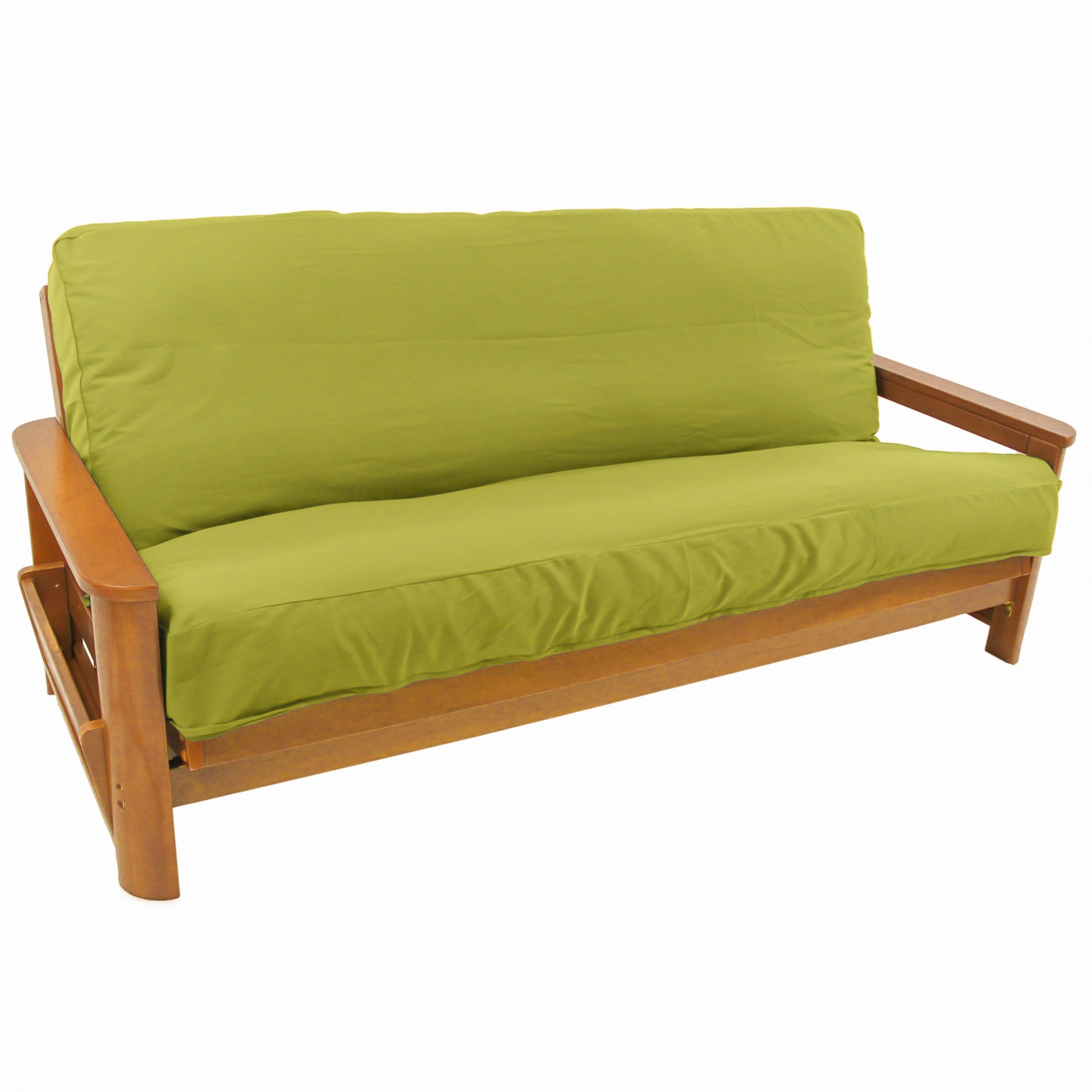 Solid Twill Full-Size 8-10 Inch Thick Futon Cover