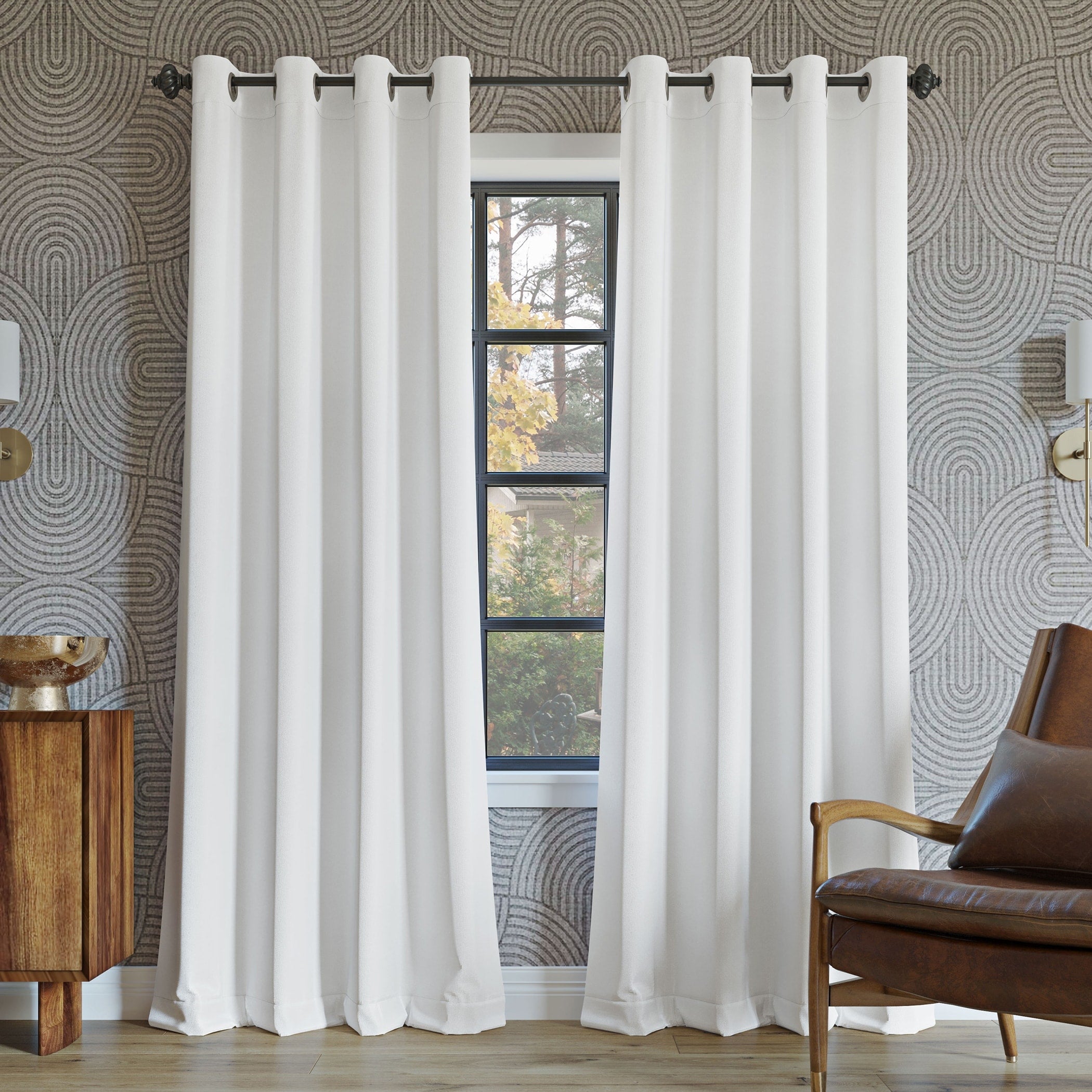 Sun Zero Oslo Theater Grade Extreme Total Blackout Grommet 1-Piece Curtain Panel, Single Panel