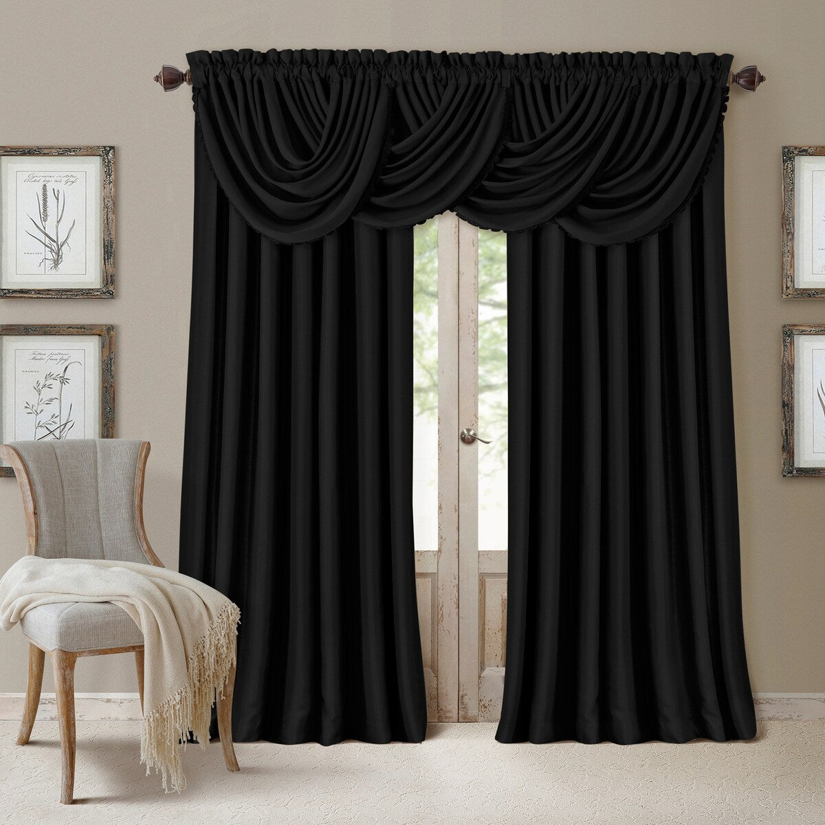 All Seasons Blackout Window Curtain (Single Panel)