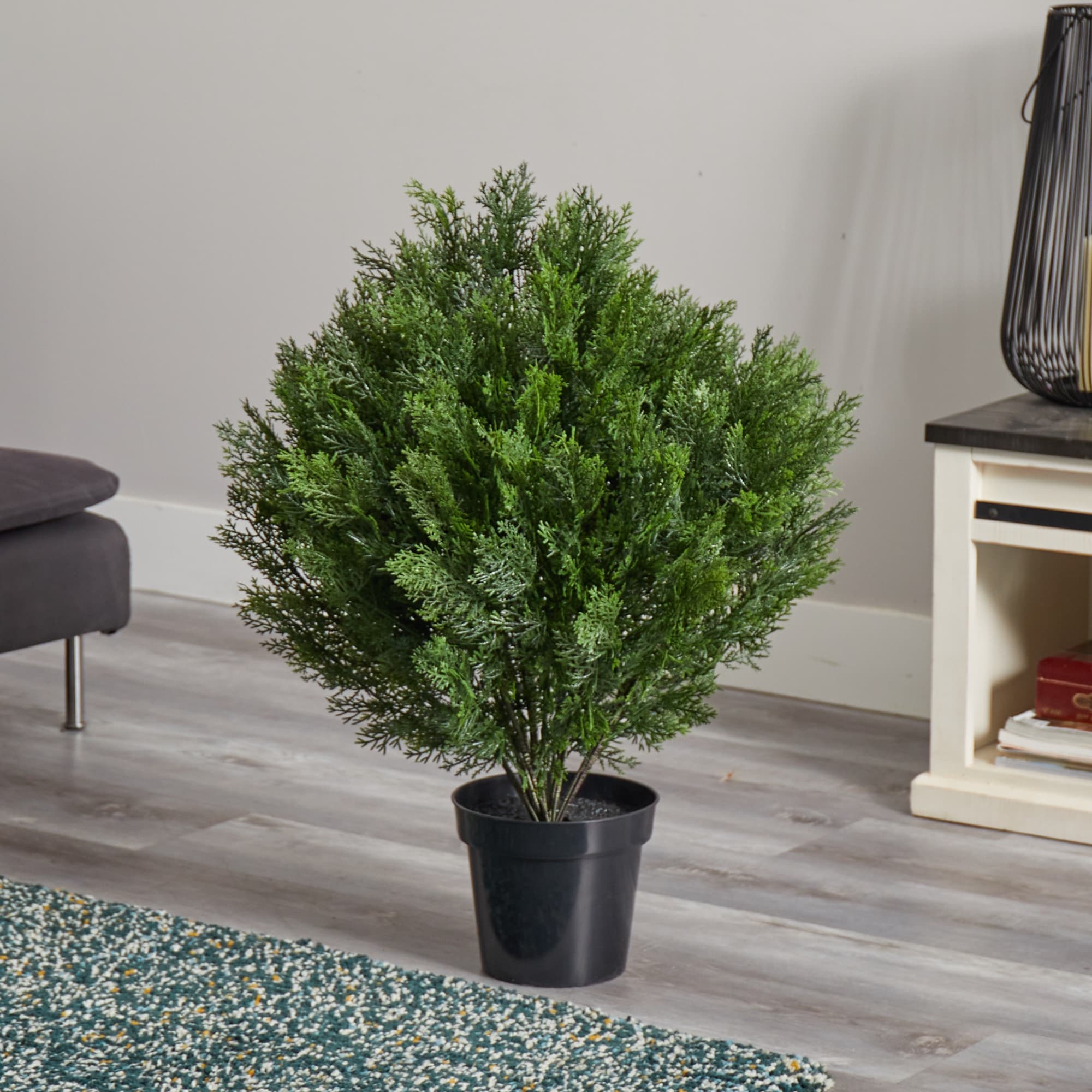 Nearly Natural 3' Indoor/Outdoor Cedar Bush - Green