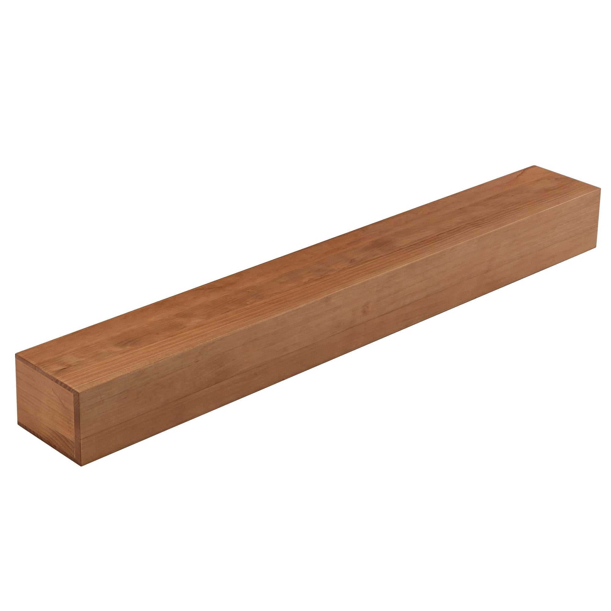 Solid Pine Wall Mounted 72-inch Fireplace Mantel Floating Shelf Natural