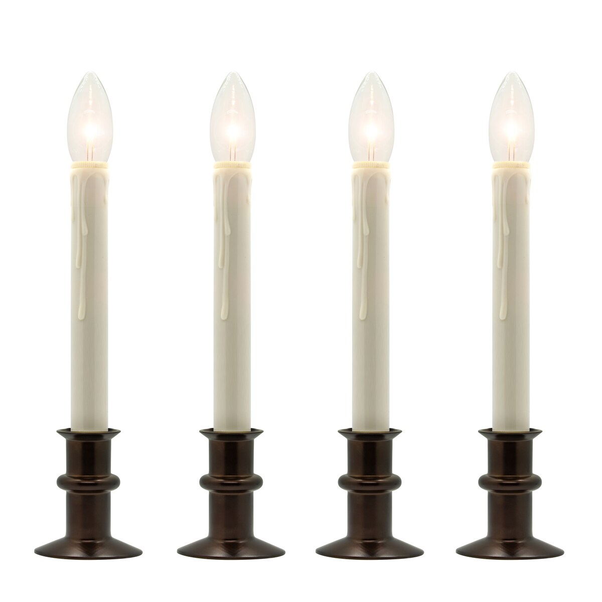 B/O Bi Directional IR Window Hugger Candles w/Remote (Set of 2 or 4)