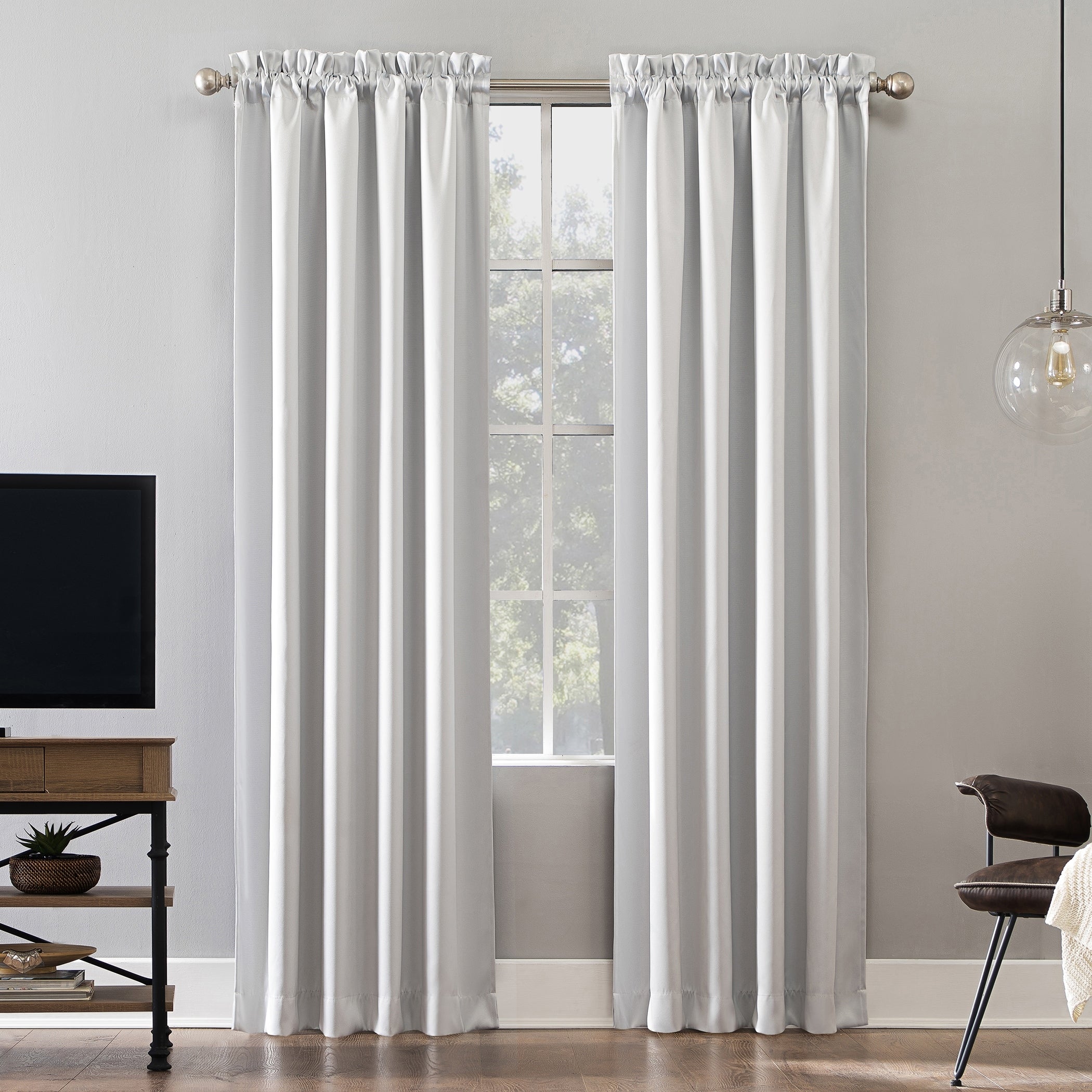 Sun Zero Oslo Theater Grade Extreme Total Blackout Rod Pocket 1-Piece Curtain Panel, Single Panel