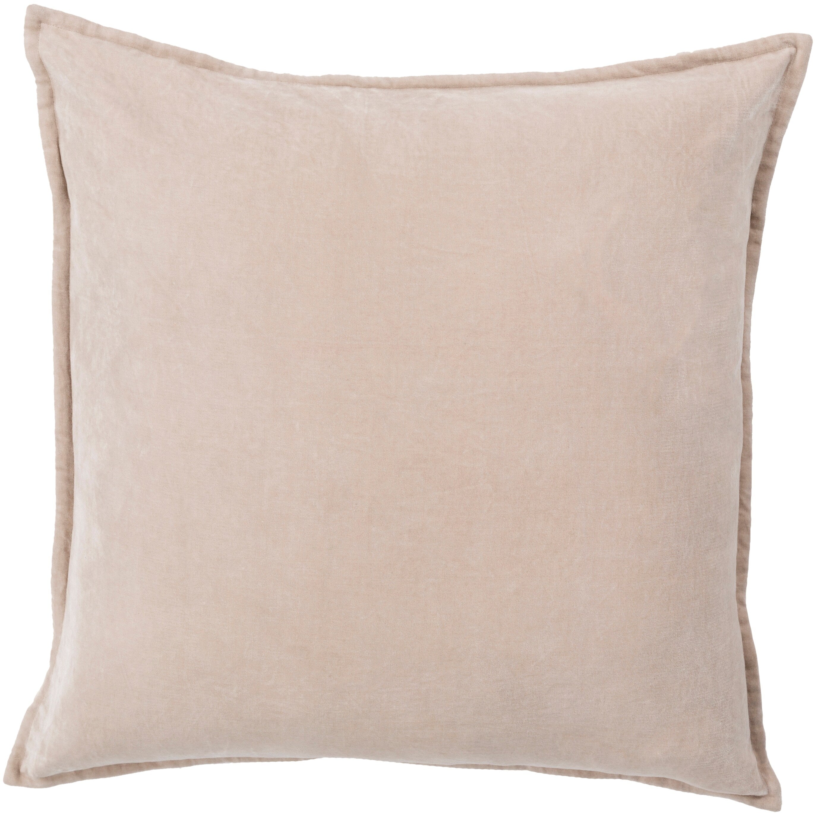 Livabliss Harrell Solid Velvet 22-inch Throw Pillow