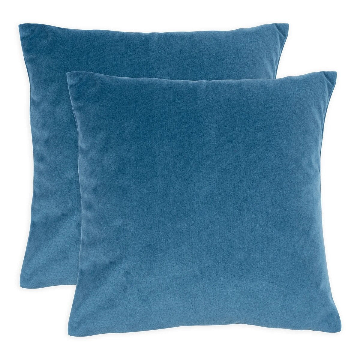 KAF Home Square Velvet Pillow Cover, Set of 2