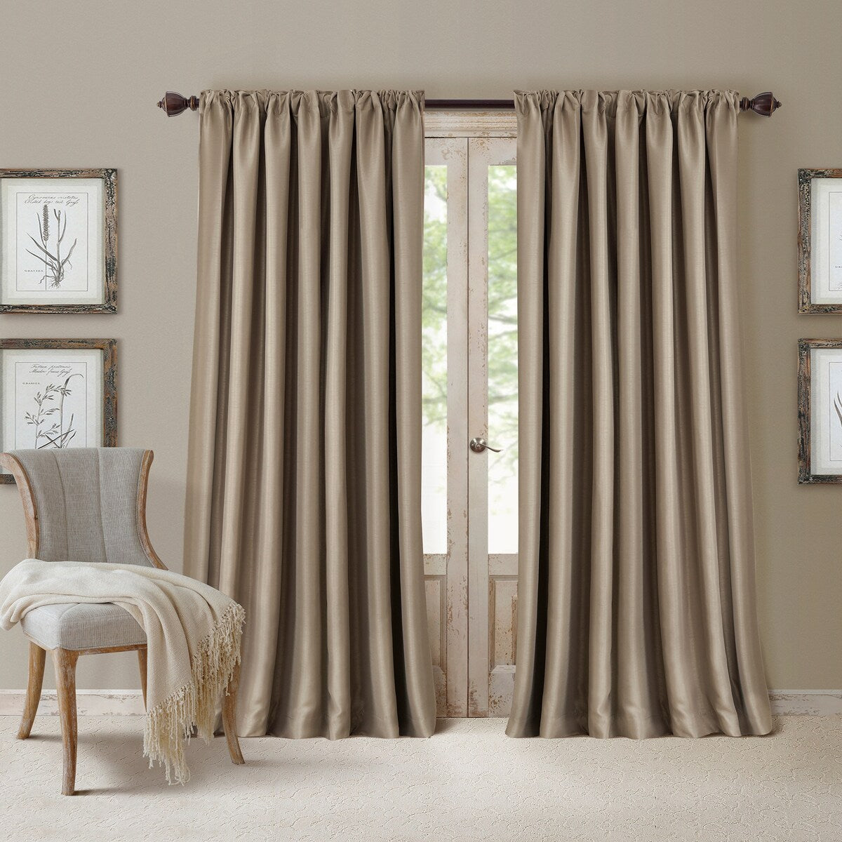 All Seasons Blackout Window Curtain (Single Panel)