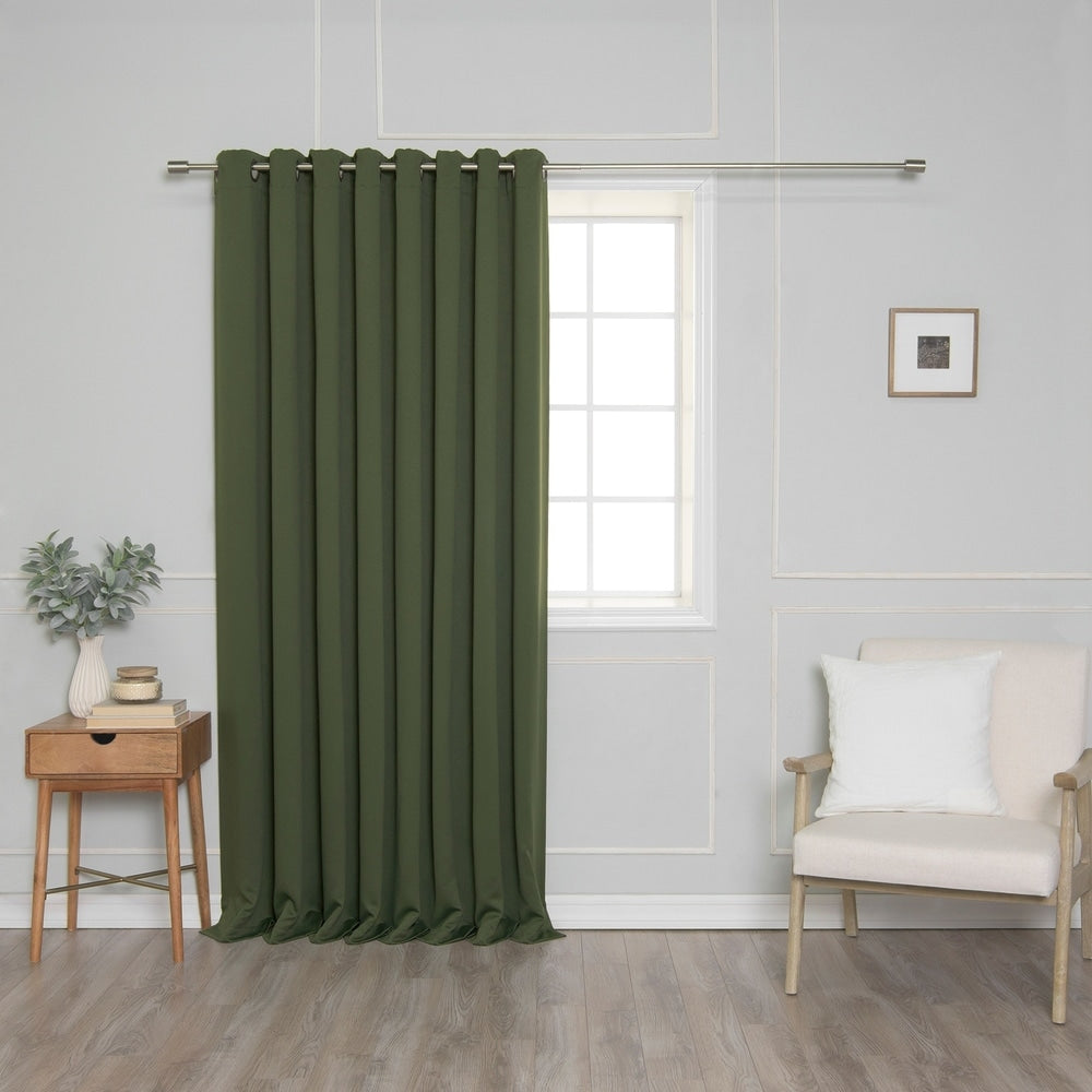 Aurora Home Extra Wide Fire-retardant 96-inch Blackout Curtain Panel