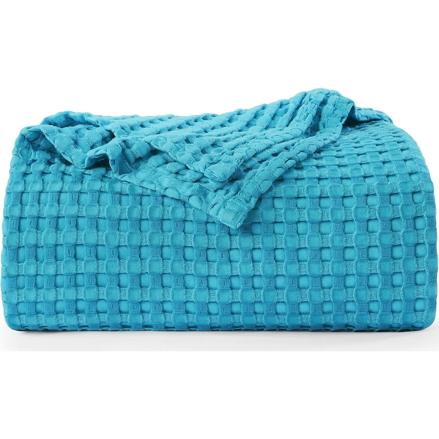 Cotton Waffle Blanket - Kingsize