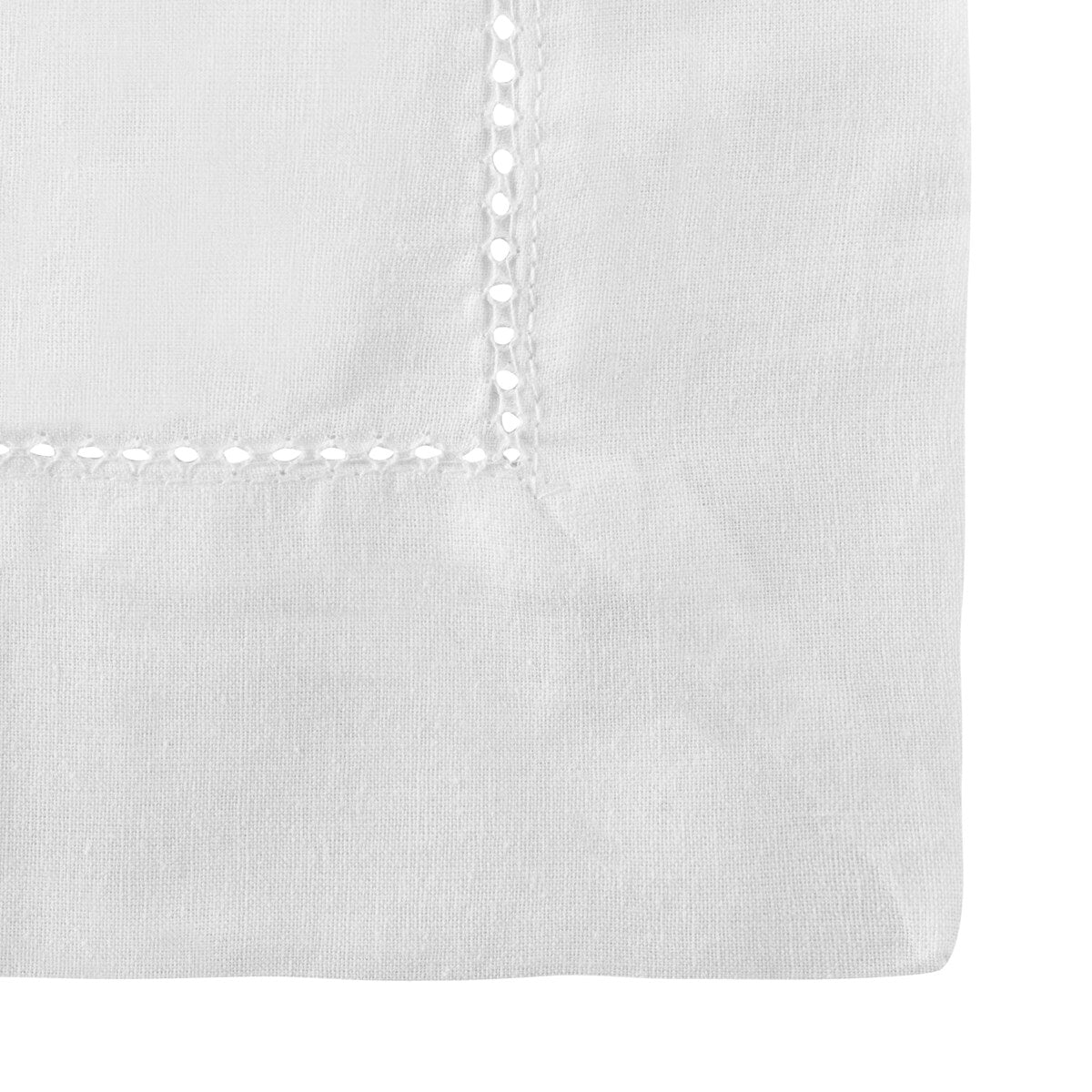 Simplicity Hemstitch 100% Cotton Rod Pocket Tailored Panel Pair with Tiebacks or Tailored Valance