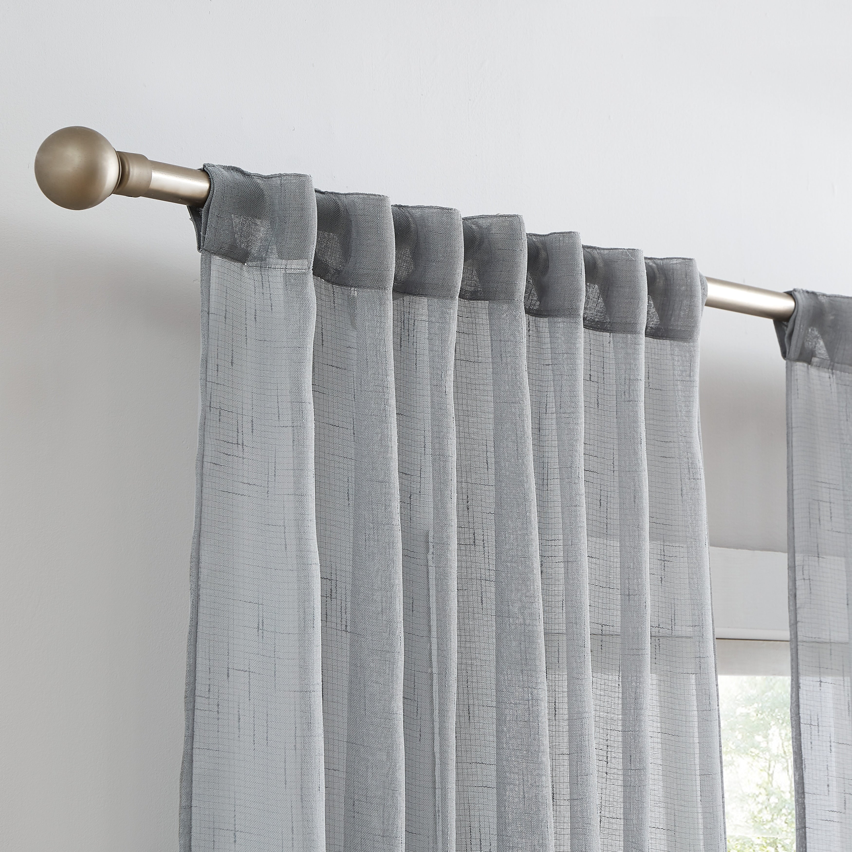 Cannon Sheer Window Curtain Panel Pair