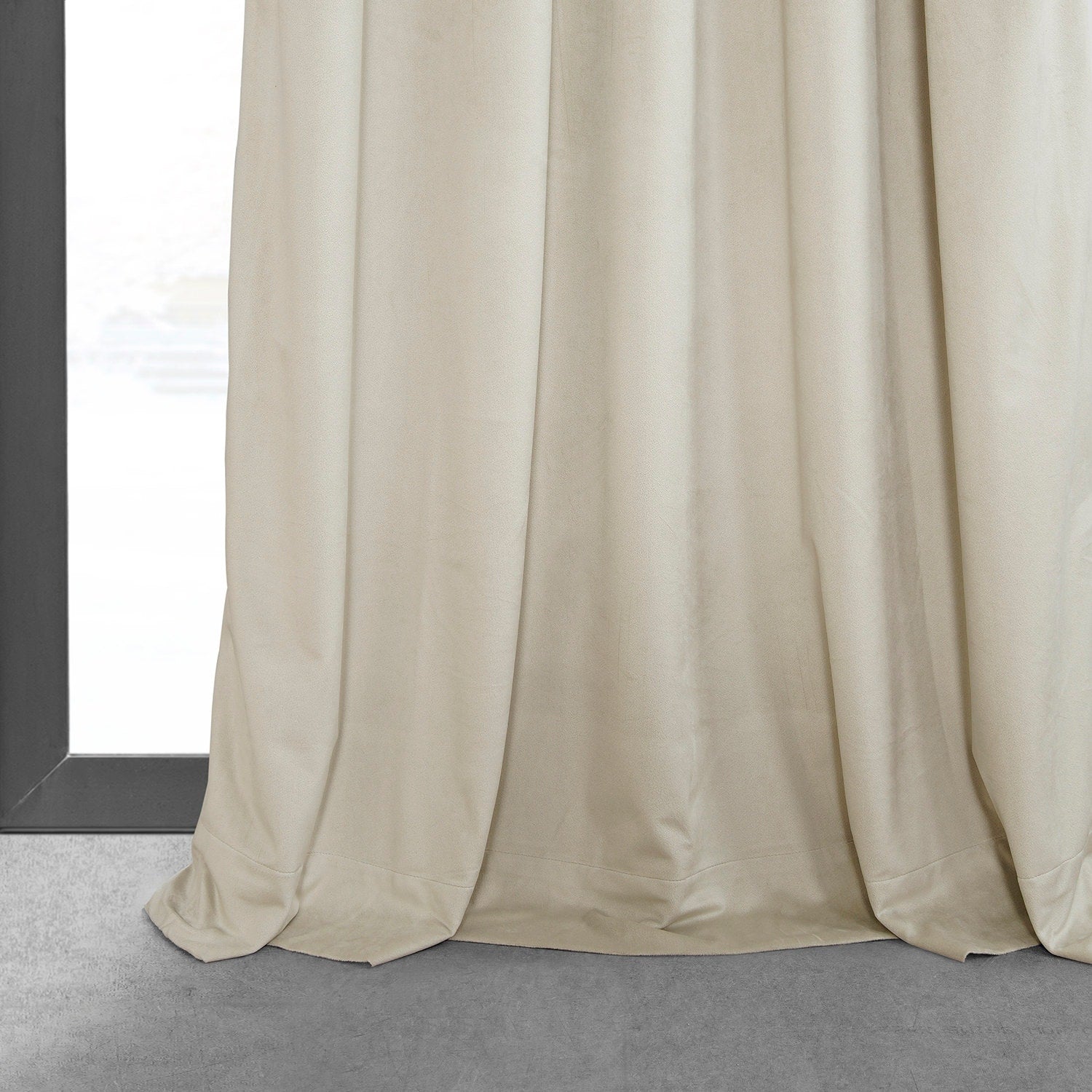 Exclusive Fabrics Signature Pleated Blackout Velvet Curtain (1 Panel)