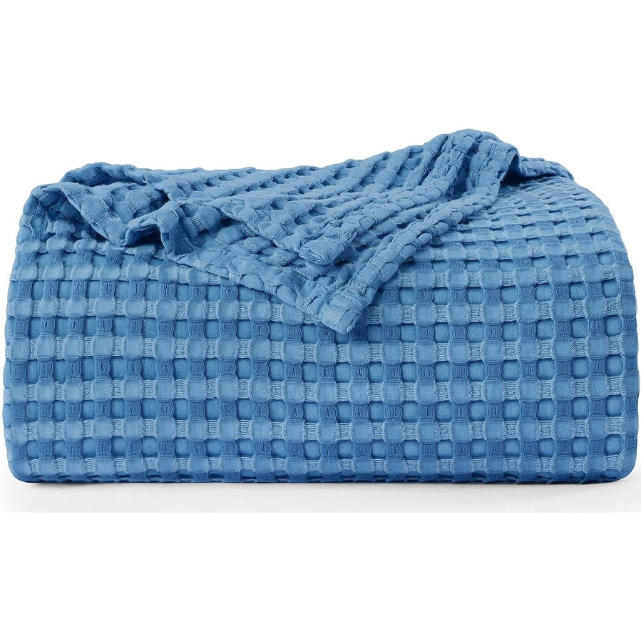 Cotton Waffle Blanket - Kingsize