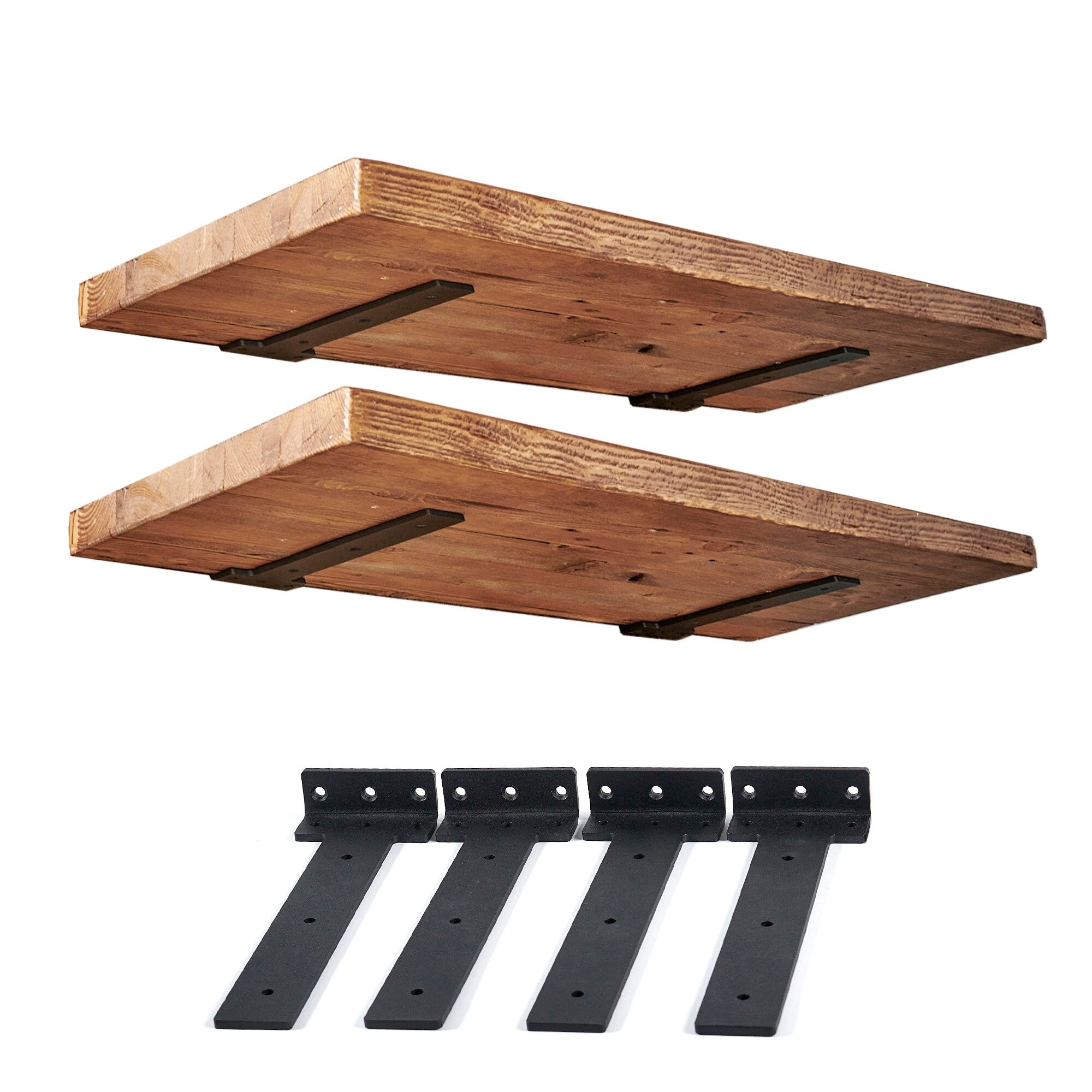 Thick Metal Shelf Brackets for DIY Floating Shelf