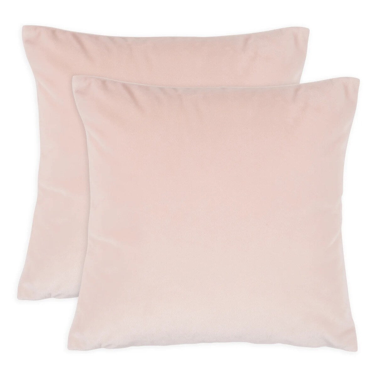 KAF Home Square Velvet Pillow Cover, Set of 2