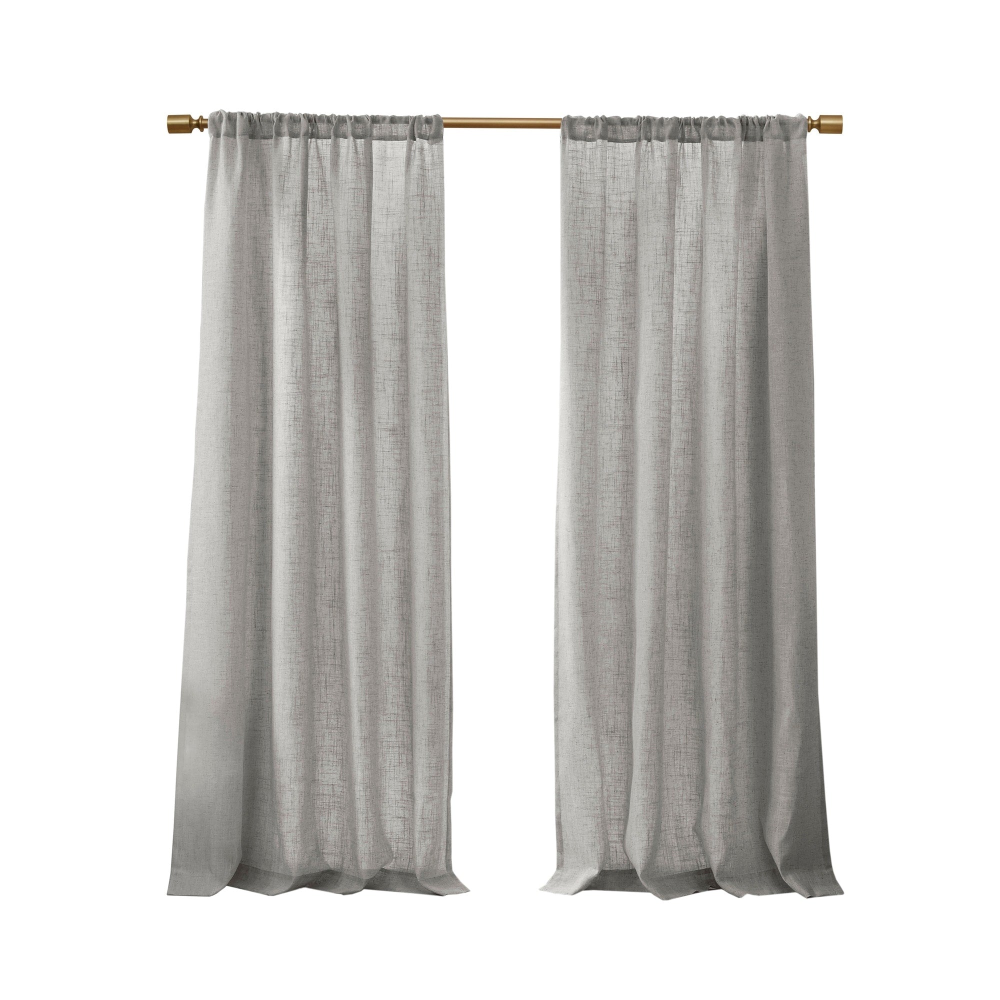 Madison Park Suvi Linen Blend Light Filtering Curtain Panel Pair