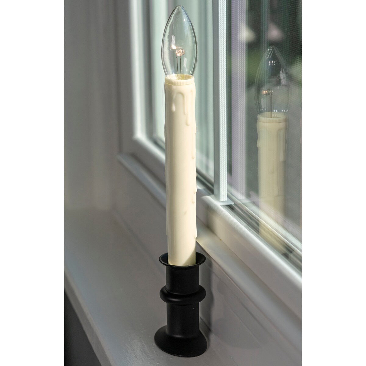 B/O Bi Directional IR Window Hugger Candles w/Remote (Set of 2 or 4)