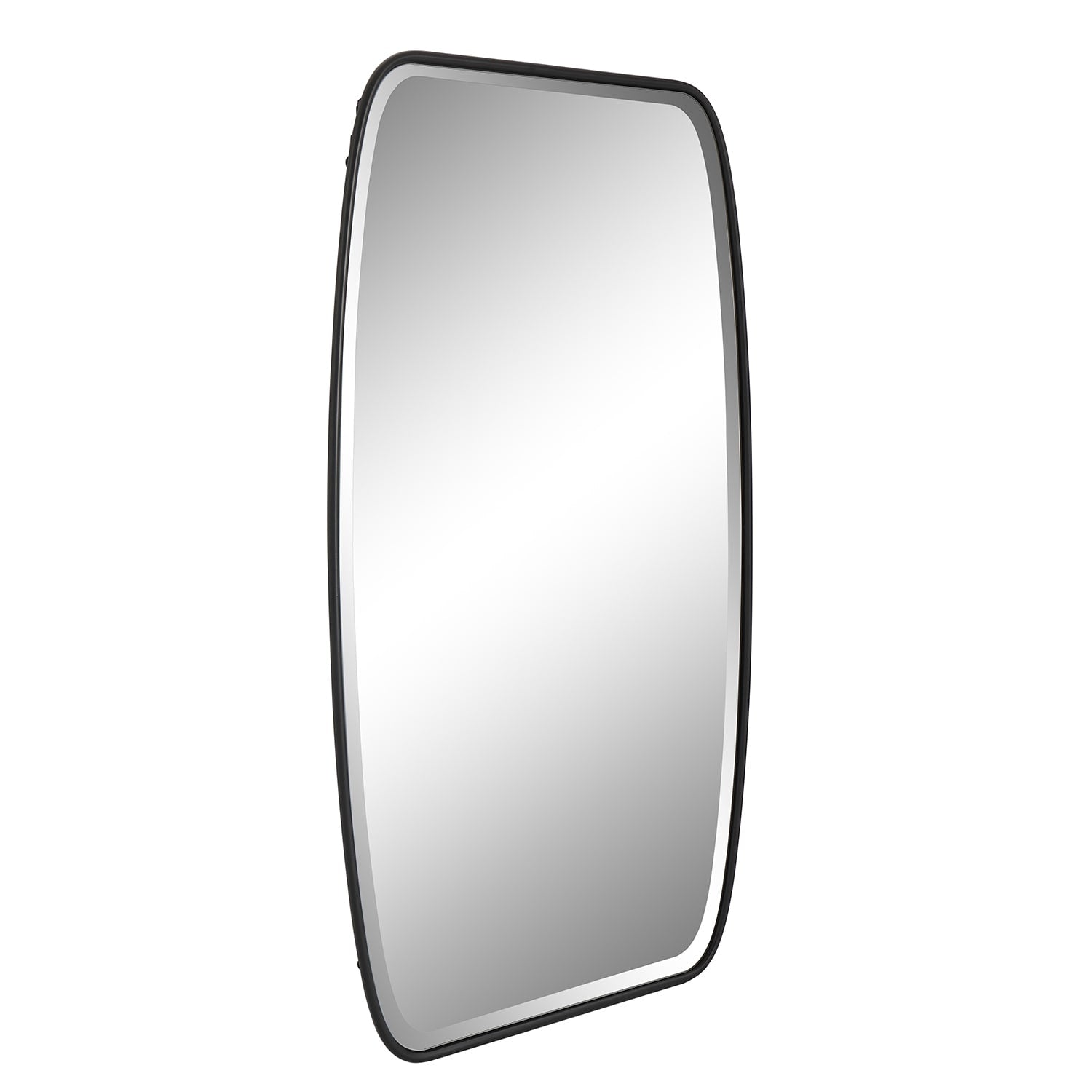 MacLuu Oval Angled Beveled Wall Mirror