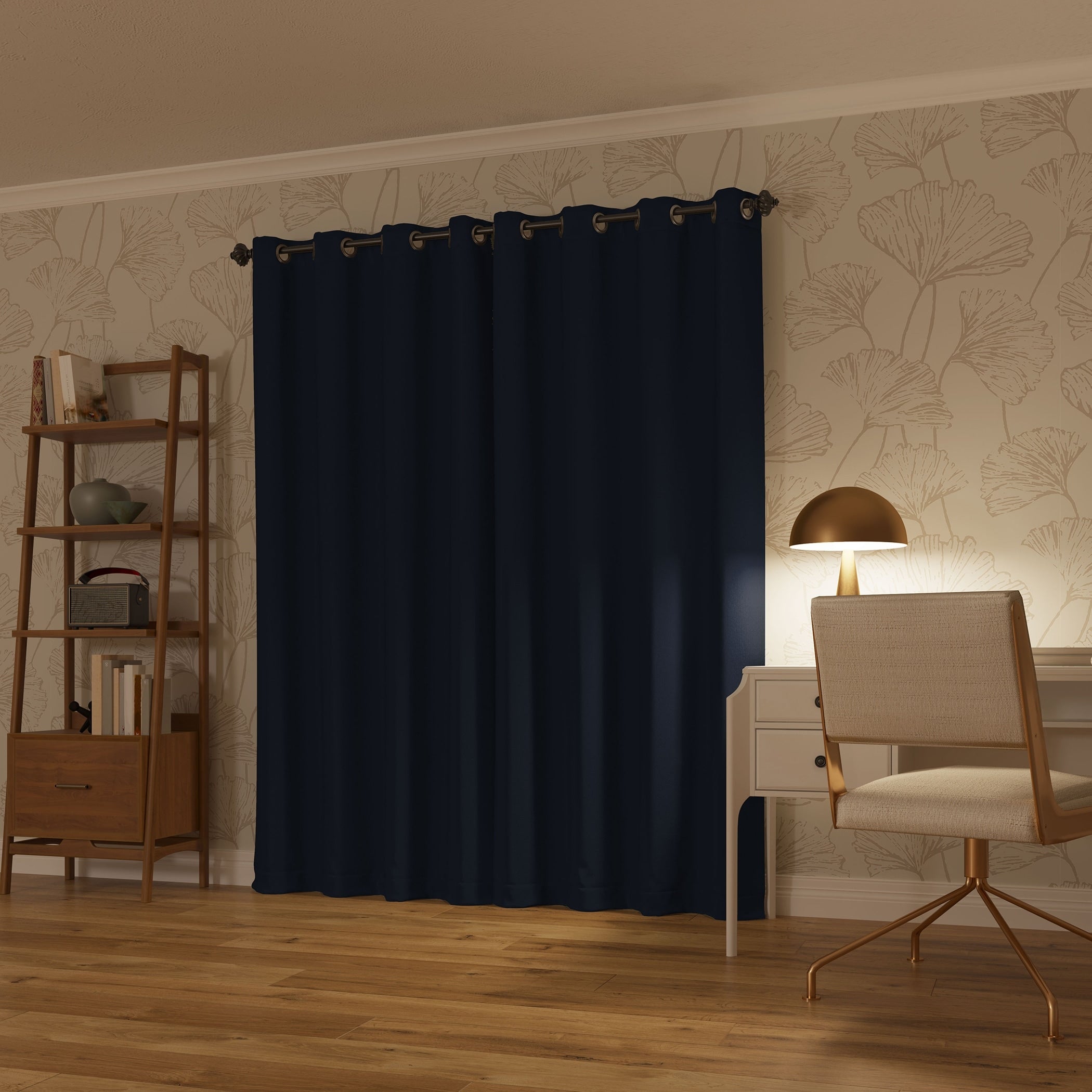 Sun Zero Oslo Theater Grade Extreme Total Blackout Grommet 1-Piece Curtain Panel, Single Panel