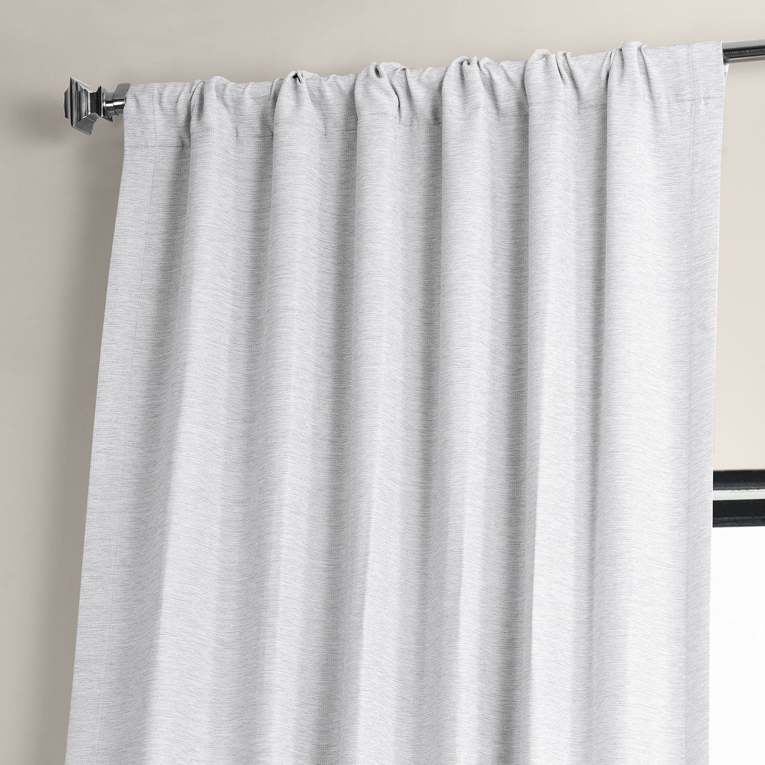 Exclusive Fabrics Off White Bellino Room Darkening Curtain (1 Panel)