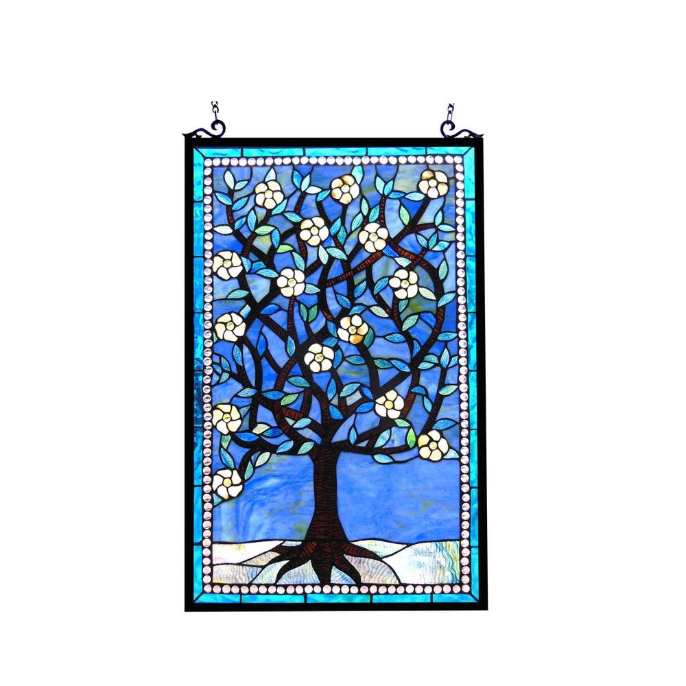 Chloe Tiffany Style Tree of Life Design Window Panel