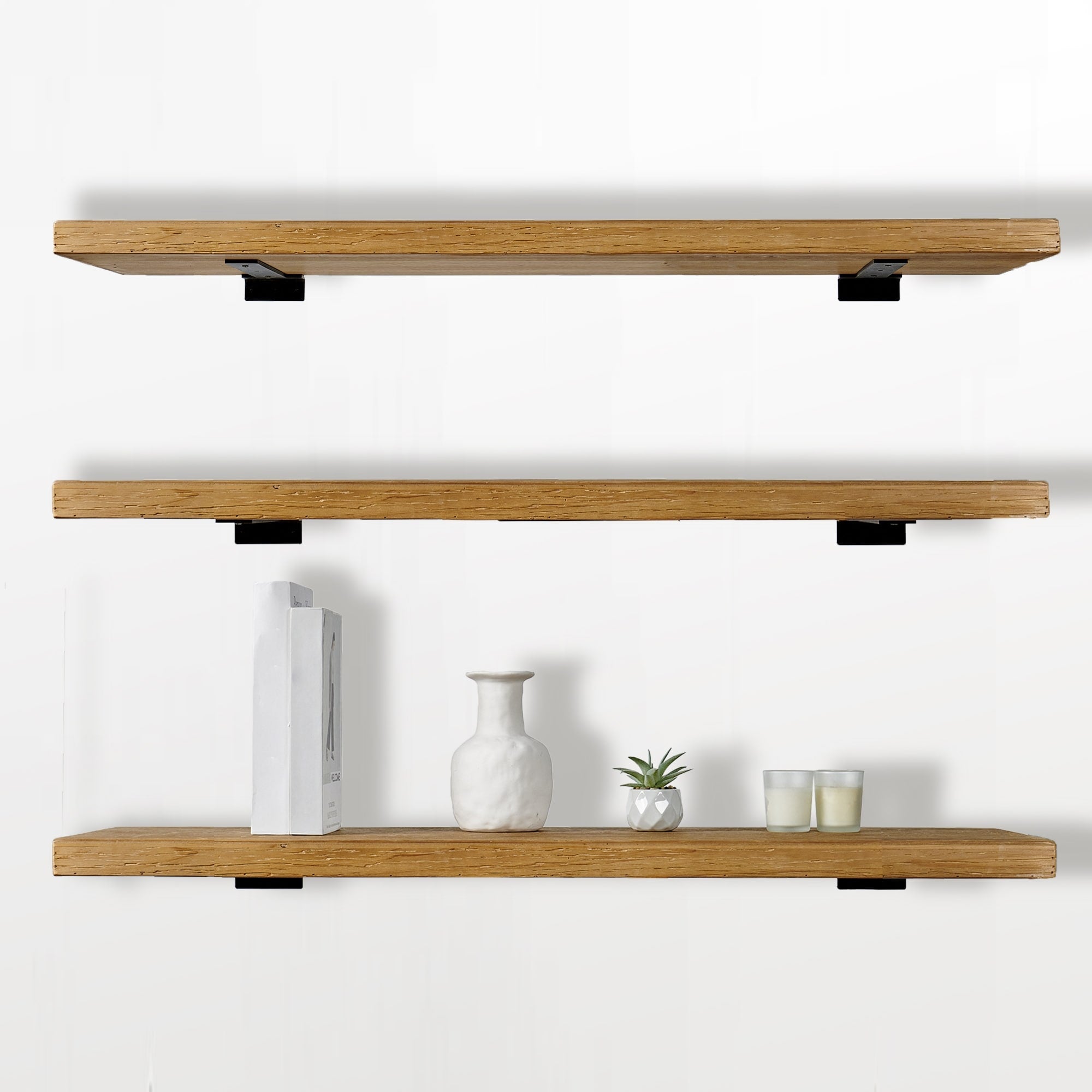 Thick Metal Shelf Brackets for DIY Floating Shelf