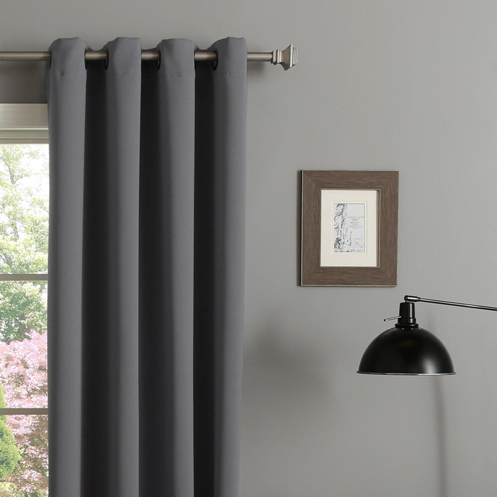 Aurora Home Thermal Insulated 72-inch Blackout Curtain Pair - 52 x 72