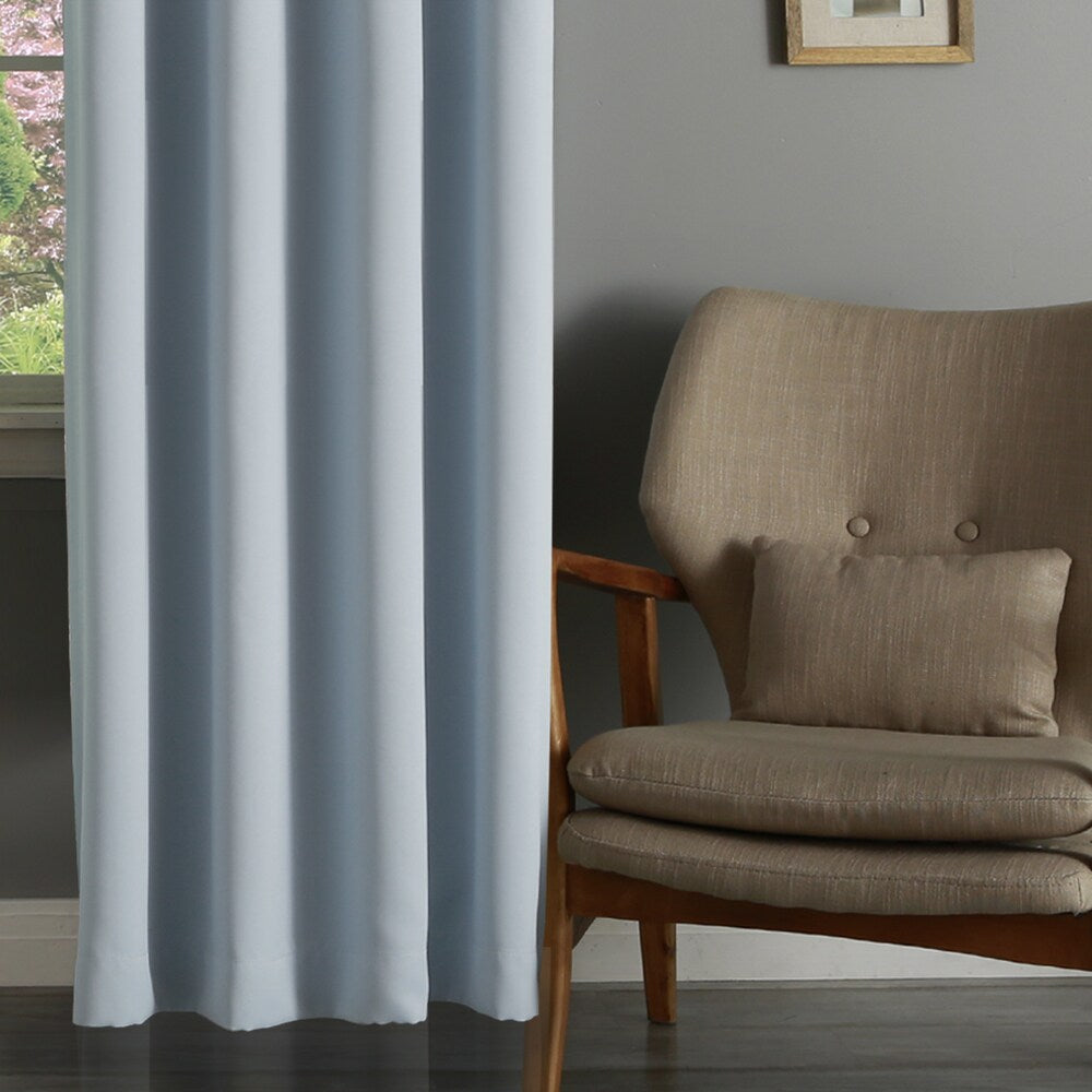 Aurora Home Grommet-top Insulated Blackout Curtain Panel Pair - 52 x 120