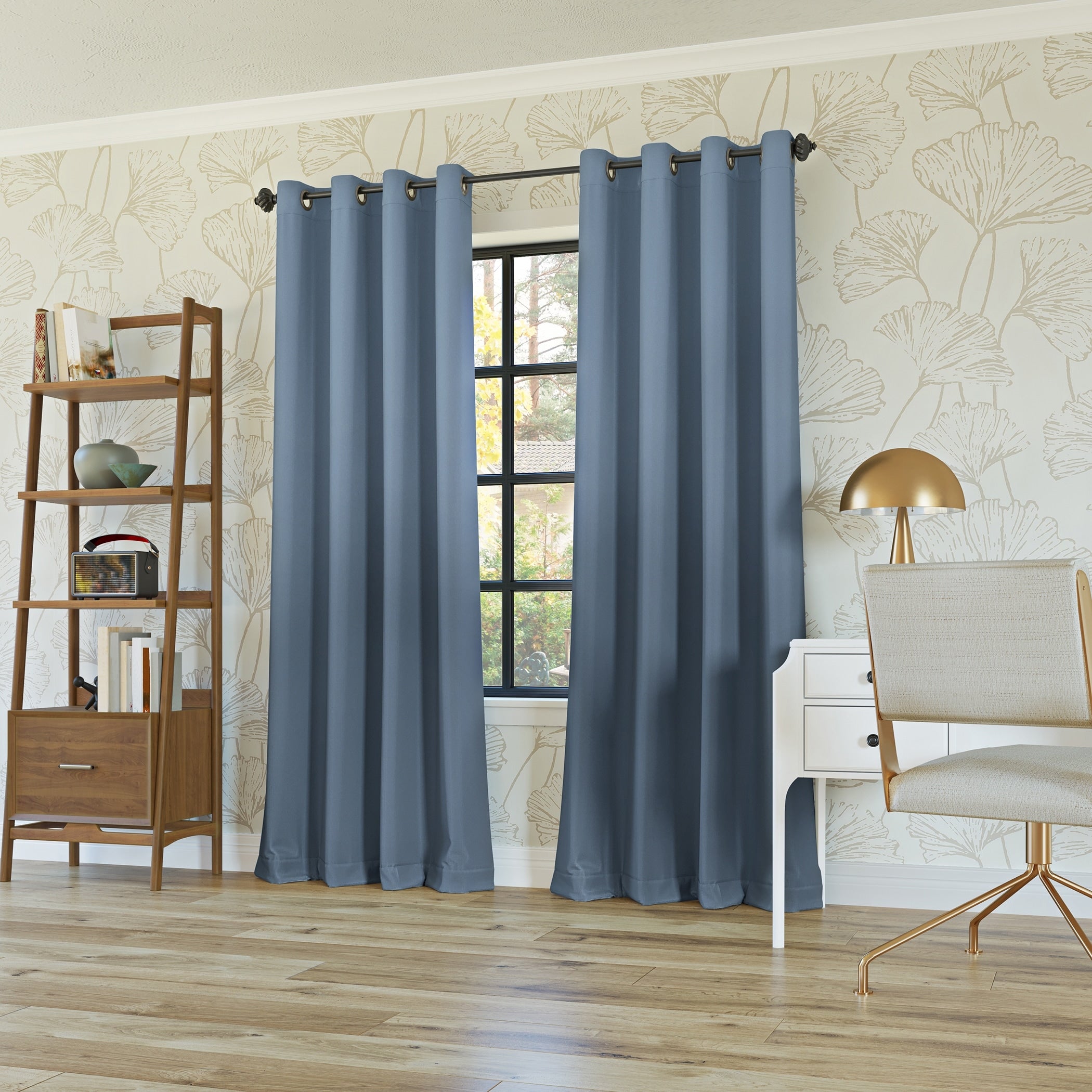 Sun Zero Oslo Theater Grade Extreme Total Blackout Grommet 1-Piece Curtain Panel, Single Panel