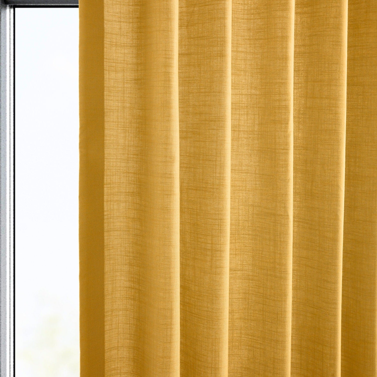 Exclusive Fabrics Dune Textured Solid Cotton Curtain Pair (2 Panels)