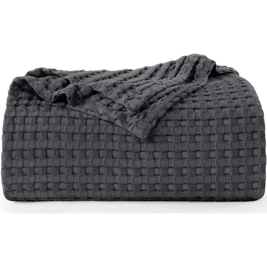 Cotton Waffle Blanket - Kingsize