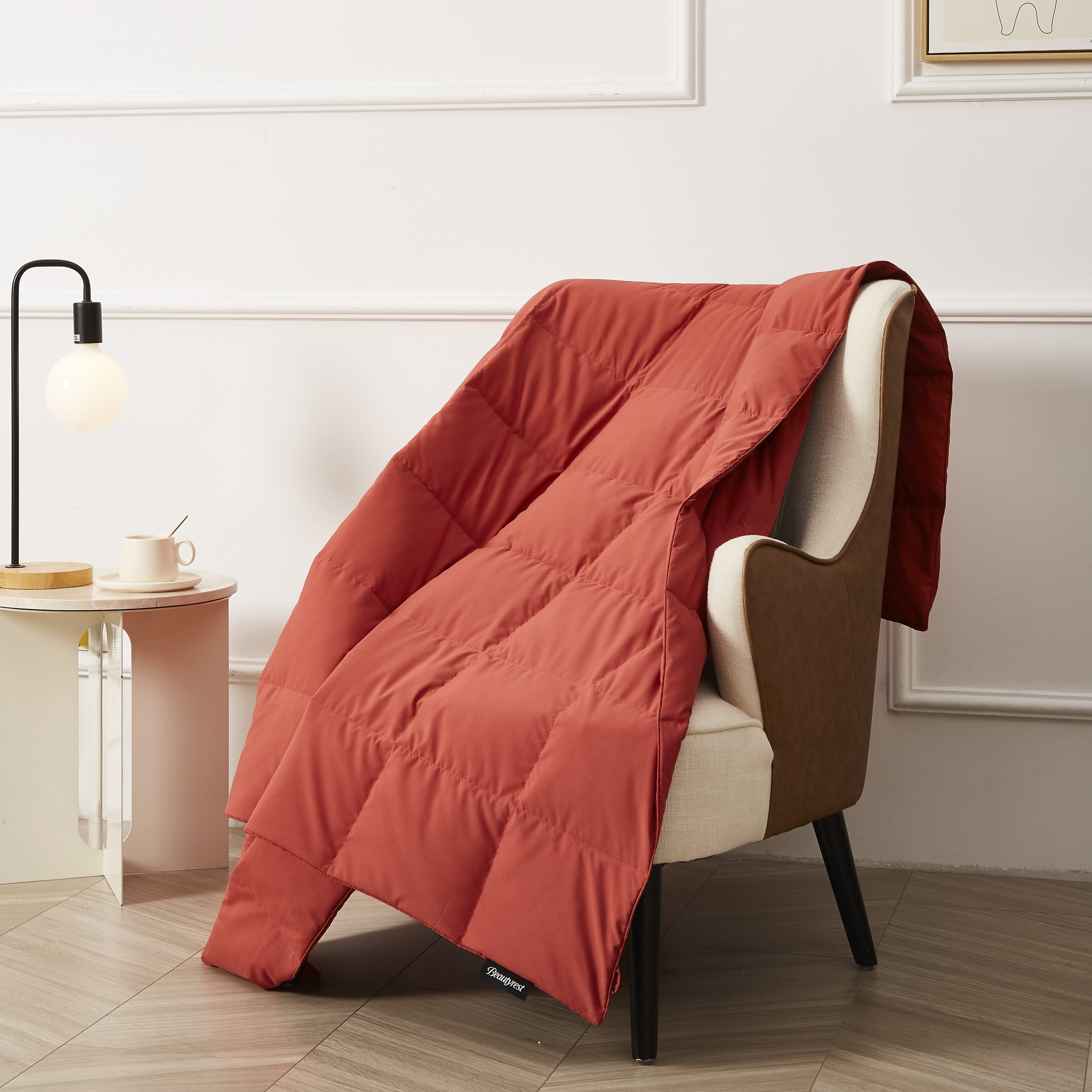 Beautyrest Packable Oversized Down Throw With Slumber Pouch