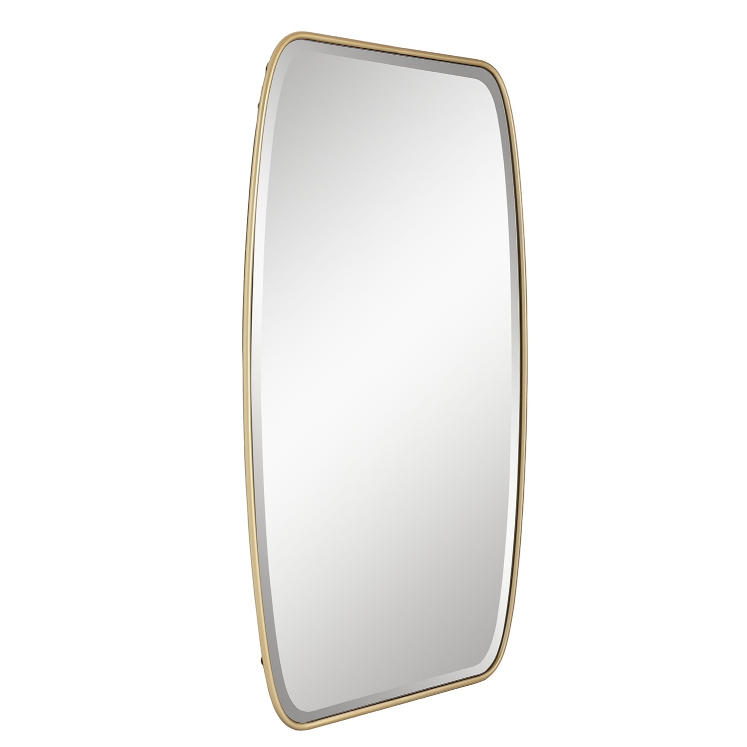 MacLuu Oval Angled Beveled Wall Mirror