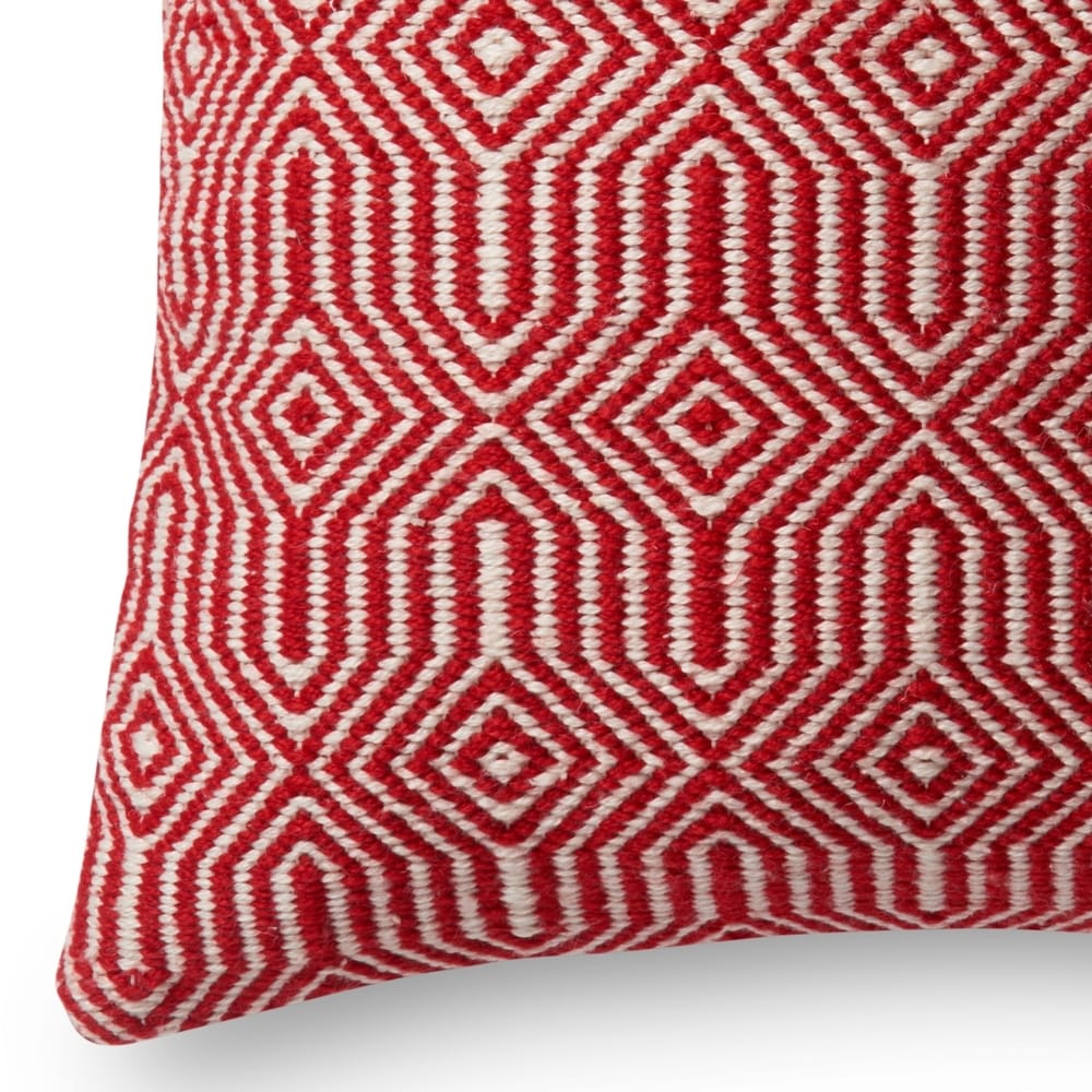 22-inch Indoor/Outdoor Geometric Throw Pillow OR Cover