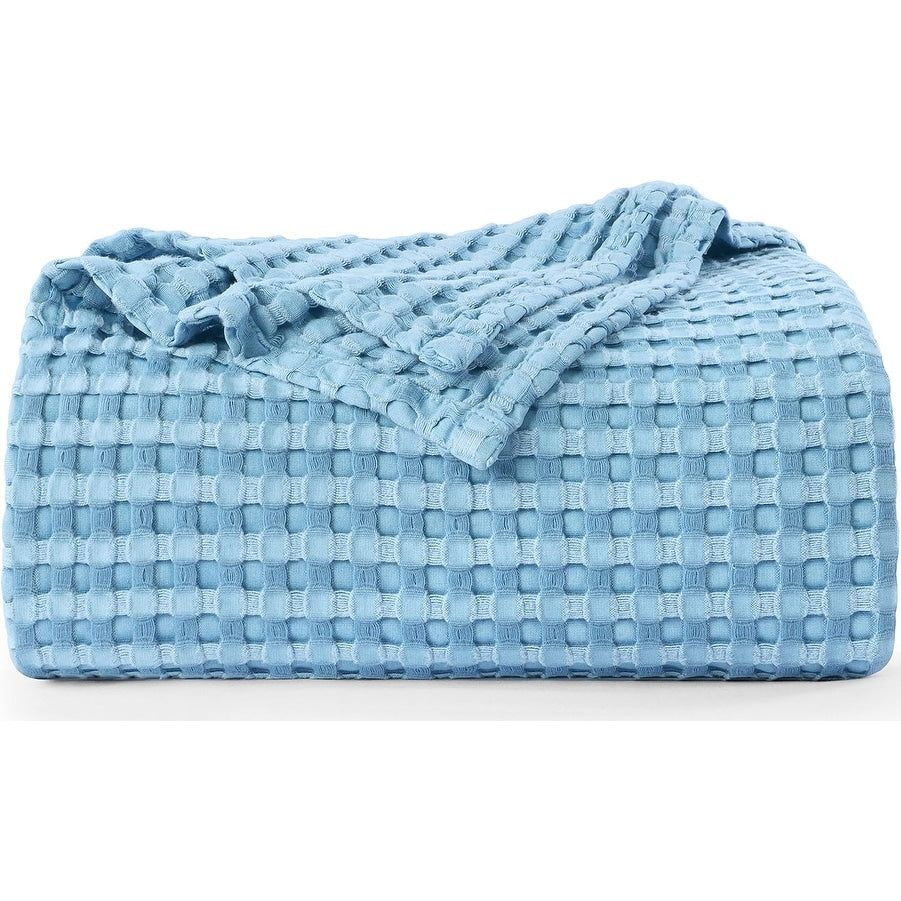 Cotton Waffle Blanket - Kingsize