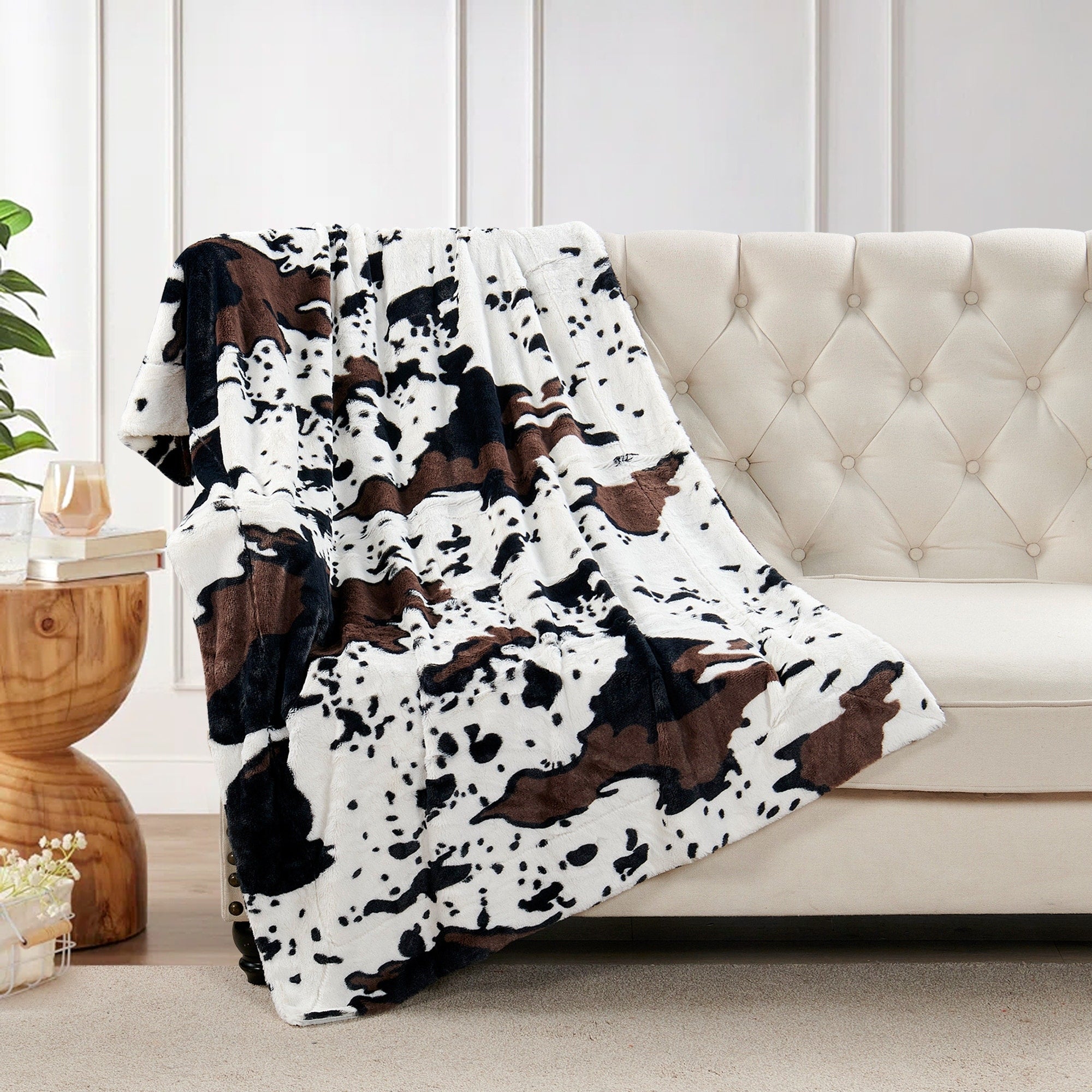 Double Sided Animal Throw