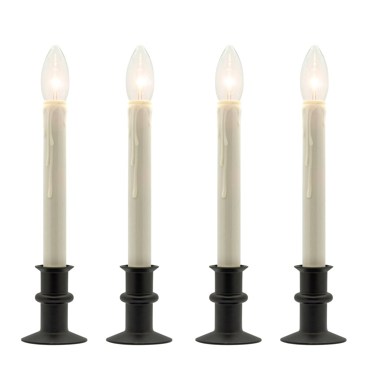 B/O Bi Directional IR Window Hugger Candles w/Remote (Set of 2 or 4)