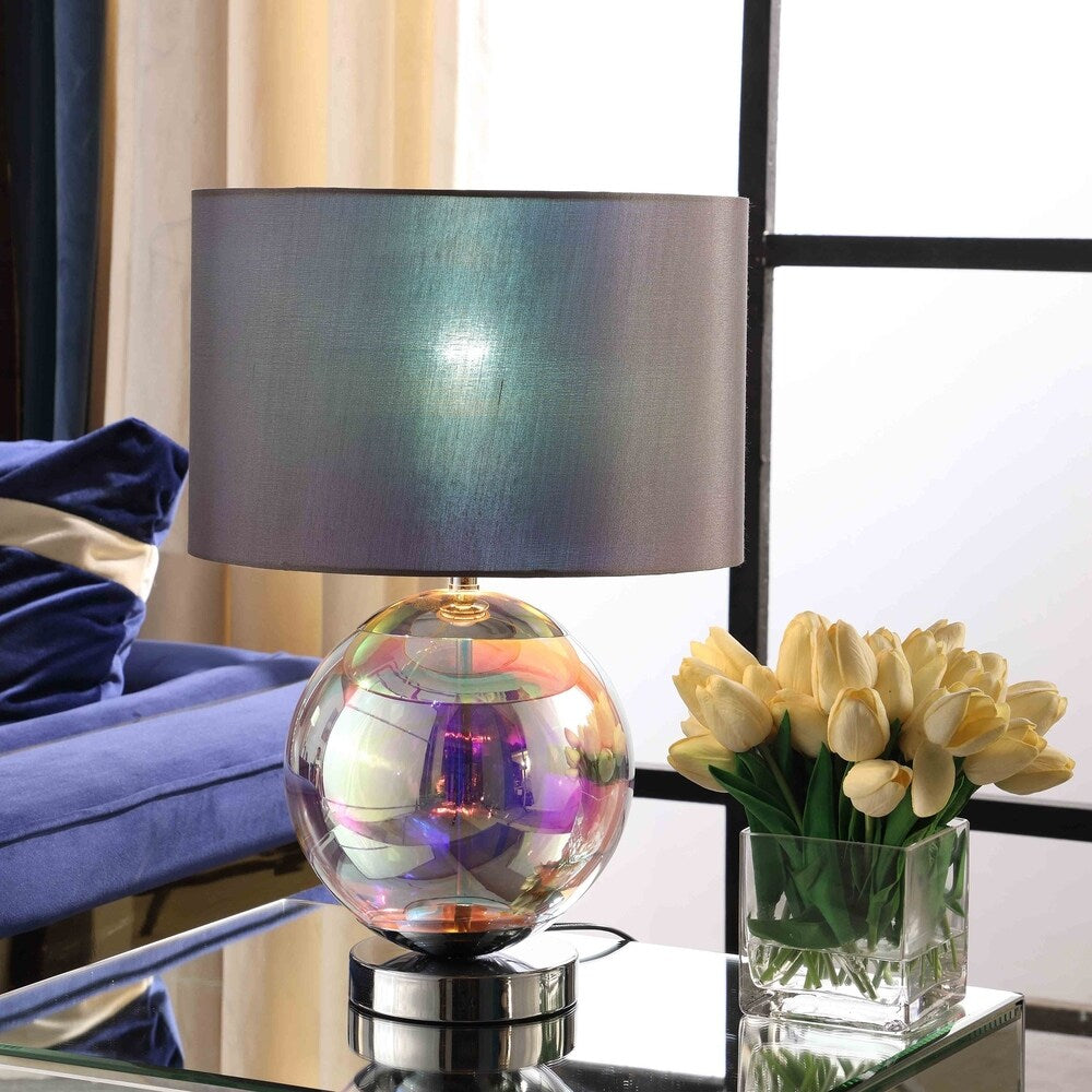 Artie ORG Iridescent Glass Table Lamp