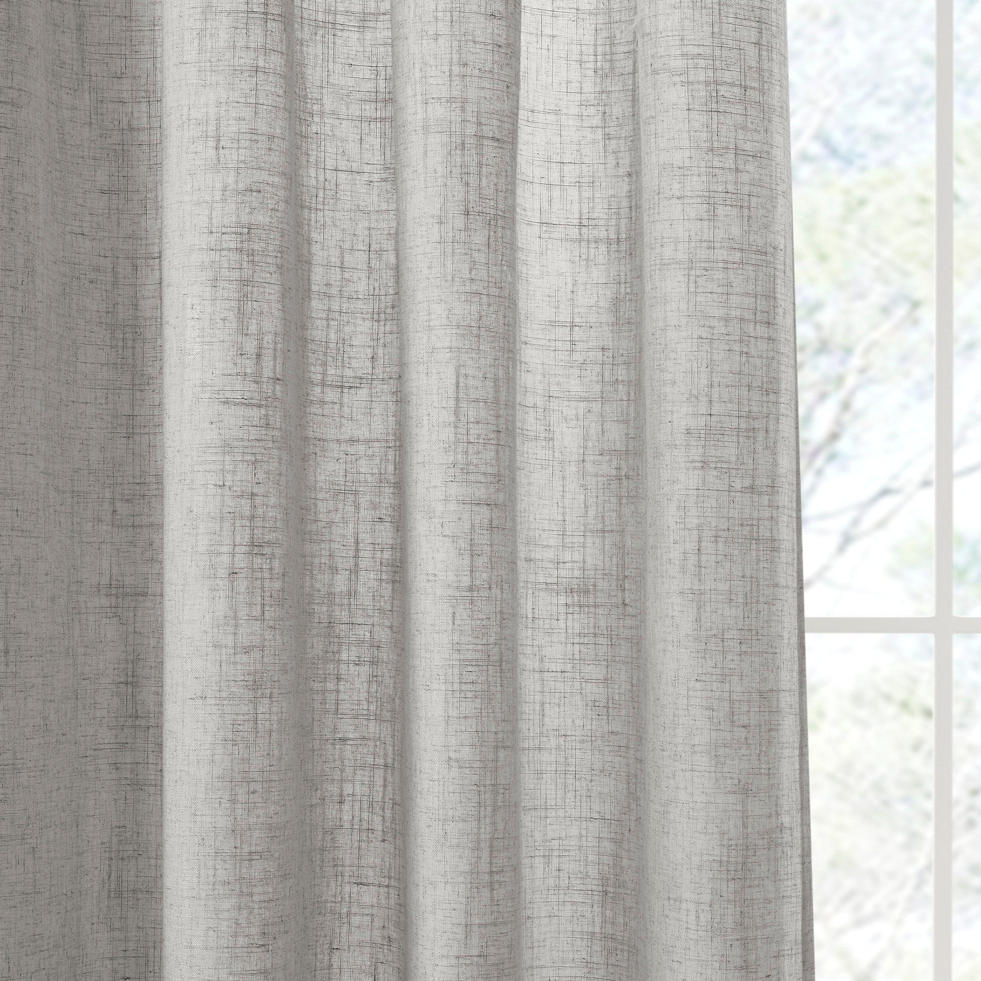 Madison Park Suvi Linen Blend Light Filtering Curtain Panel Pair