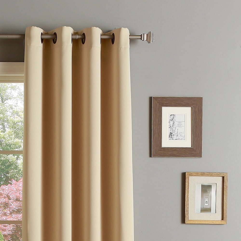 Aurora Home Thermal Insulated Blackout Grommet Top 84-inch Curtain Panel Pair - 52 x 84 - 52 x 84