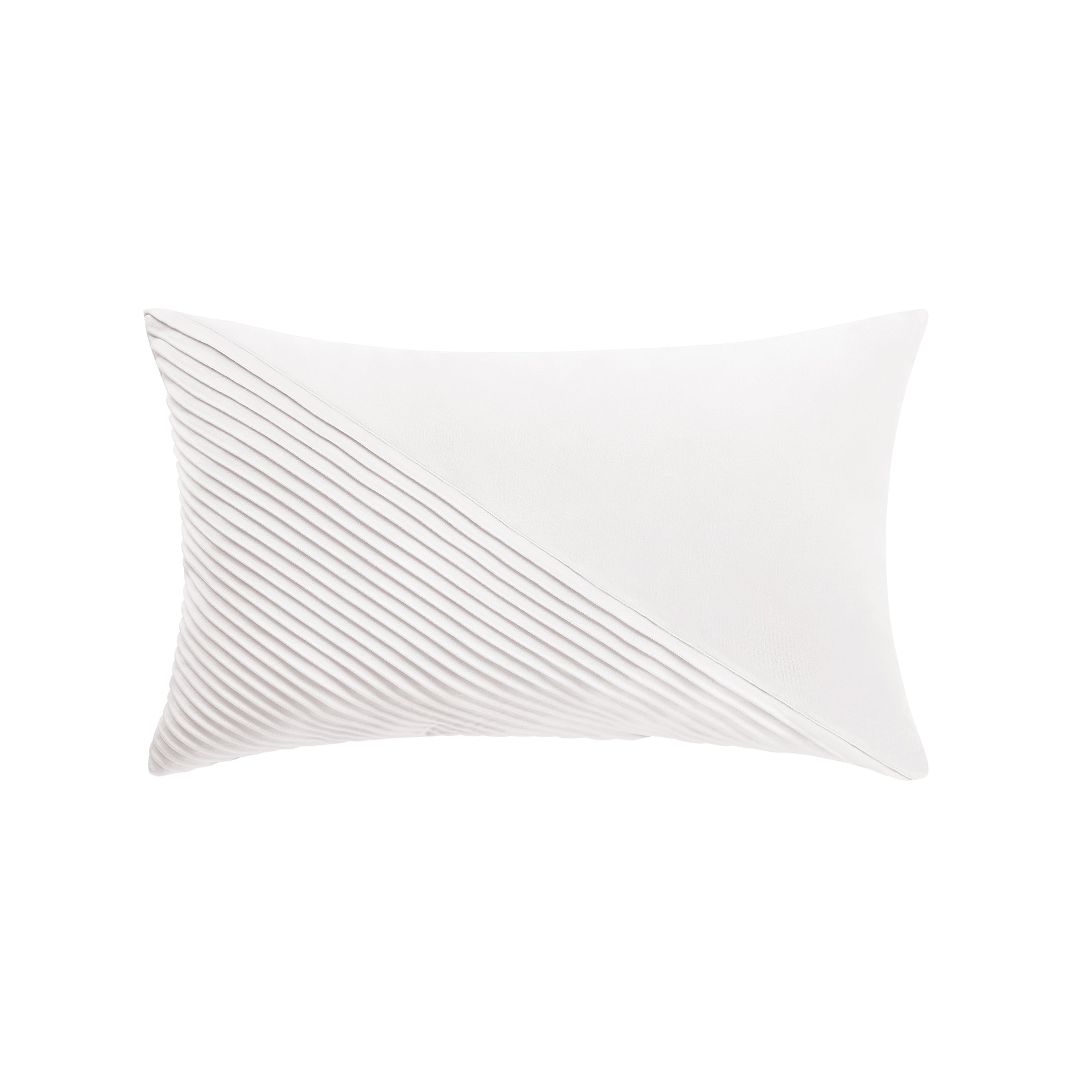 Tahari Home 14 x 24 Emily Solid Reverse Oblong Decorative Pillow