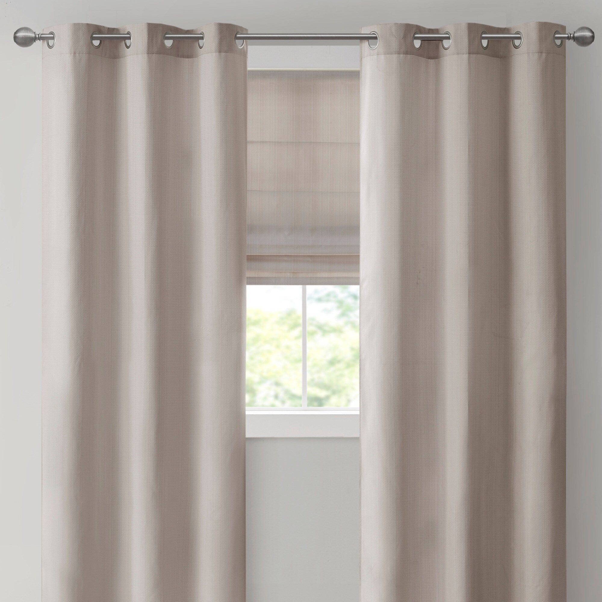 Madison Park Colm Basketweave Room Darkening Curtain Panel Pair